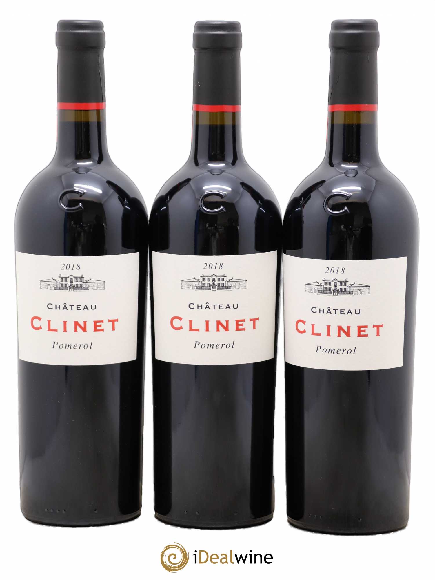Château Clinet 2018 - Lot de 3 bouteilles - 0