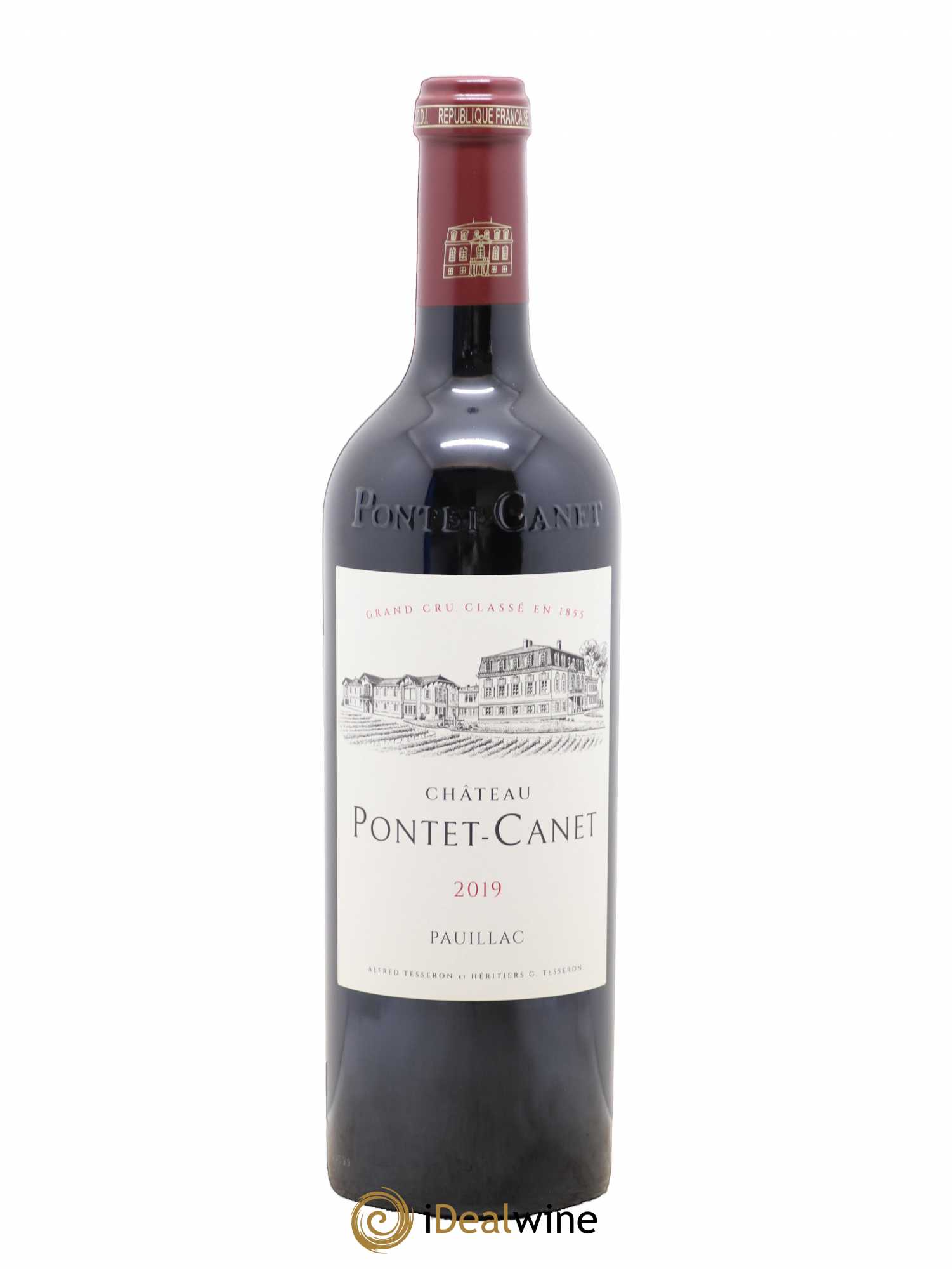 Château Pontet Canet 5ème Grand Cru Classé 2019 - Lot de 1 bouteille - 0