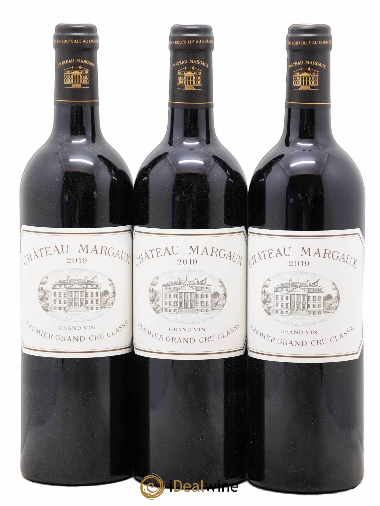 Château Margaux 1er Grand Cru Classé 2019 - Lot de 3 bouteilles - 0