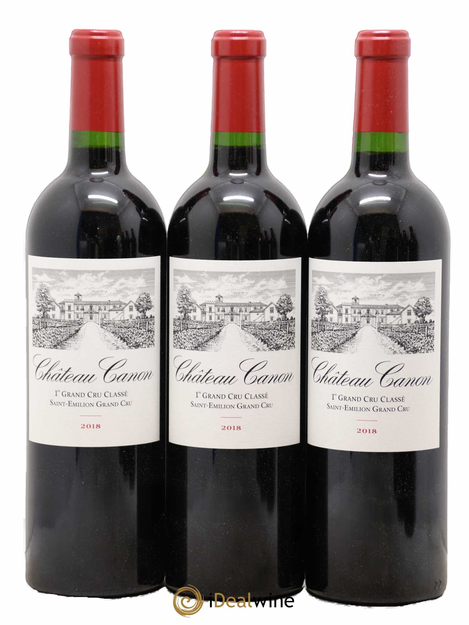 Château Canon 1er Grand Cru Classé B 2018 - Lot de 6 bouteilles - 1