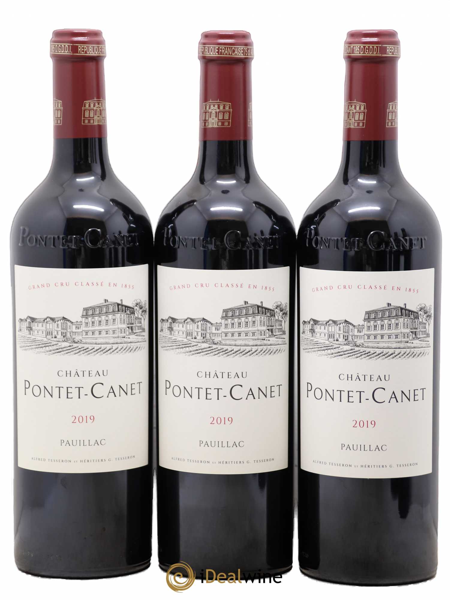 Château Pontet Canet 5ème Grand Cru Classé 2019 - Lot de 6 bouteilles - 2