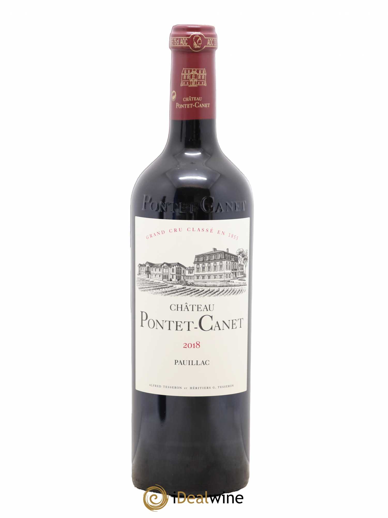 Château Pontet Canet 5ème Grand Cru Classé 2018 - Lot de 1 bouteille - 0