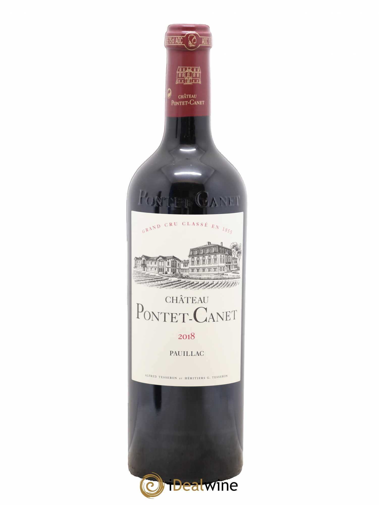 Château Pontet Canet 5ème Grand Cru Classé 2018 - Lot de 1 bouteille - 0