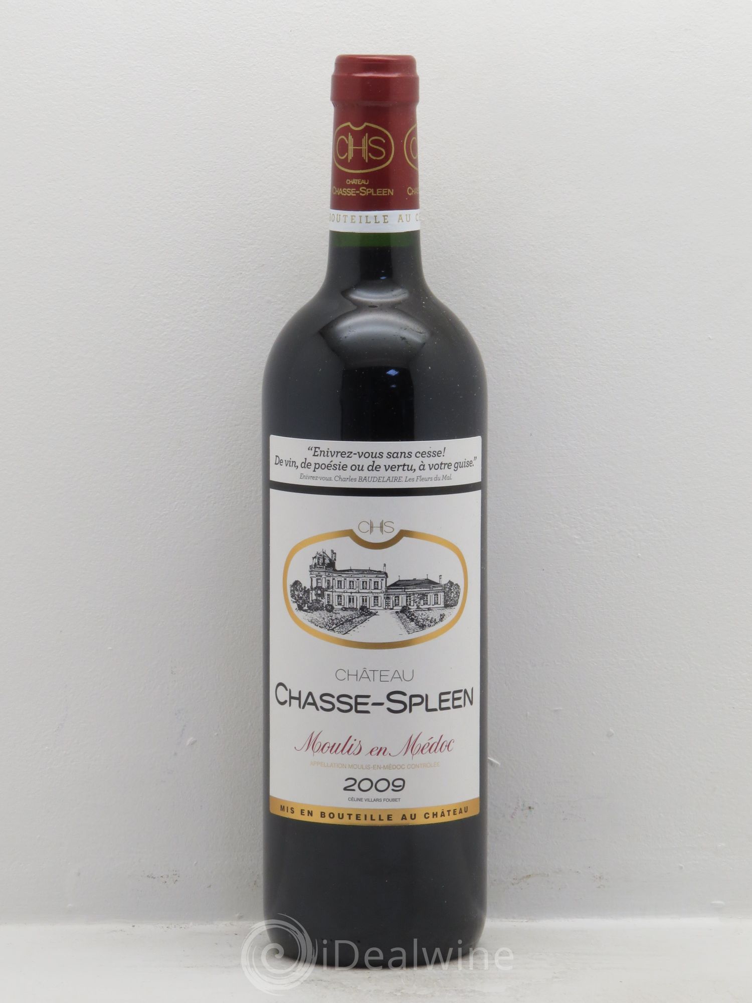 Château Chasse Spleen 2009 - Lot de 6 bouteilles - 0