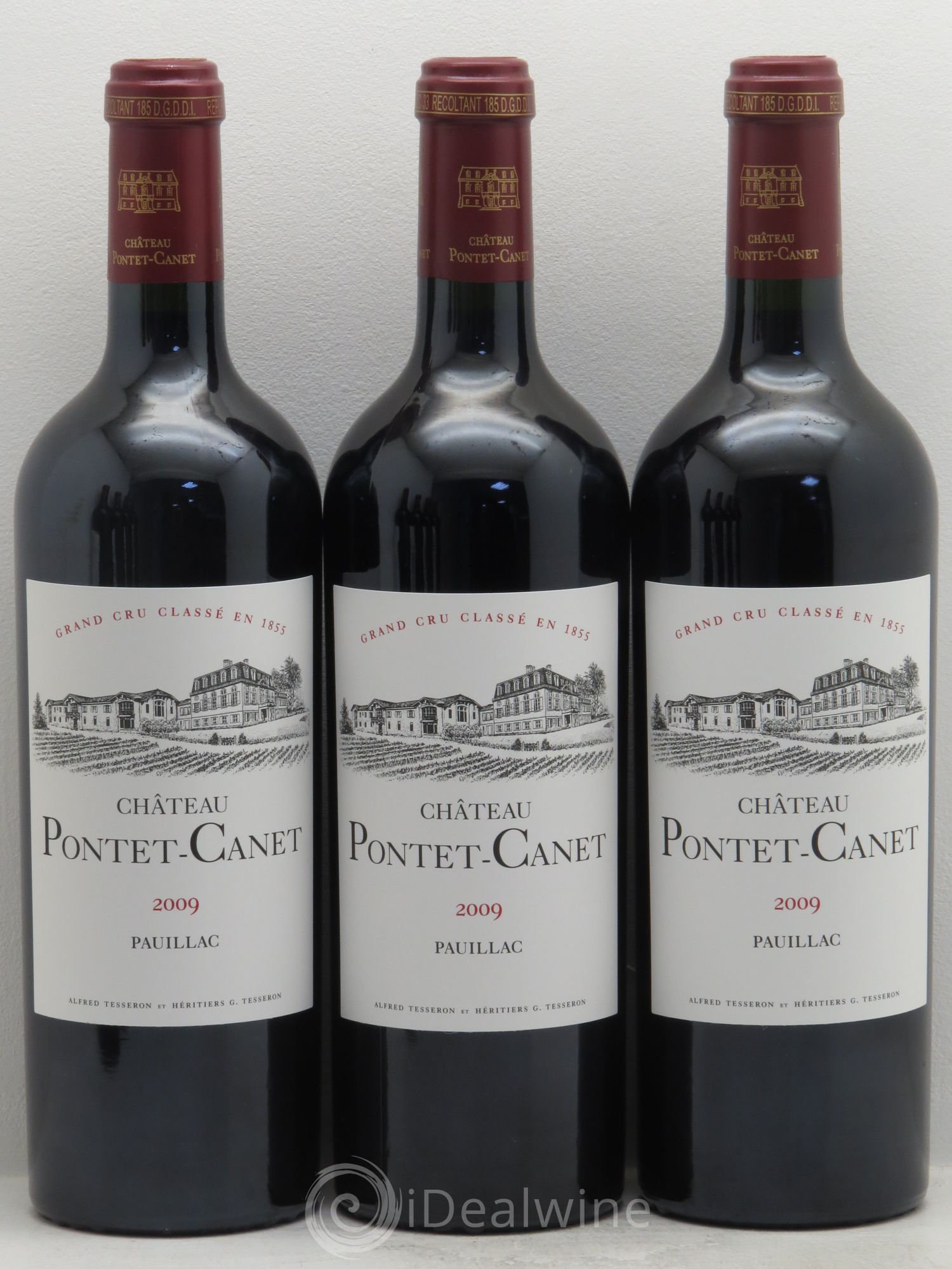 Château Pontet Canet 5ème Grand Cru Classé 2009 - Lot de 12 bouteilles - 1