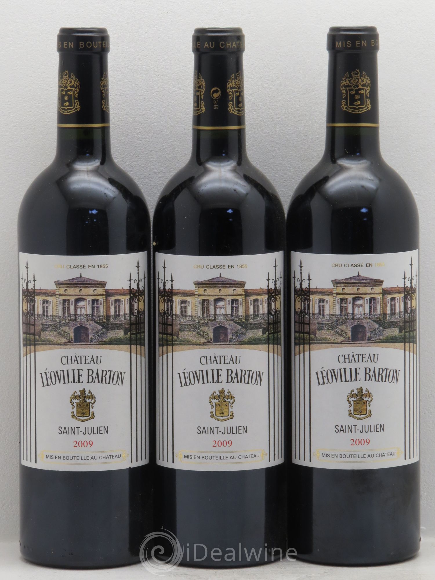 Château Léoville Barton 2ème Grand Cru Classé 2009 - Lot de 3 bouteilles - 0