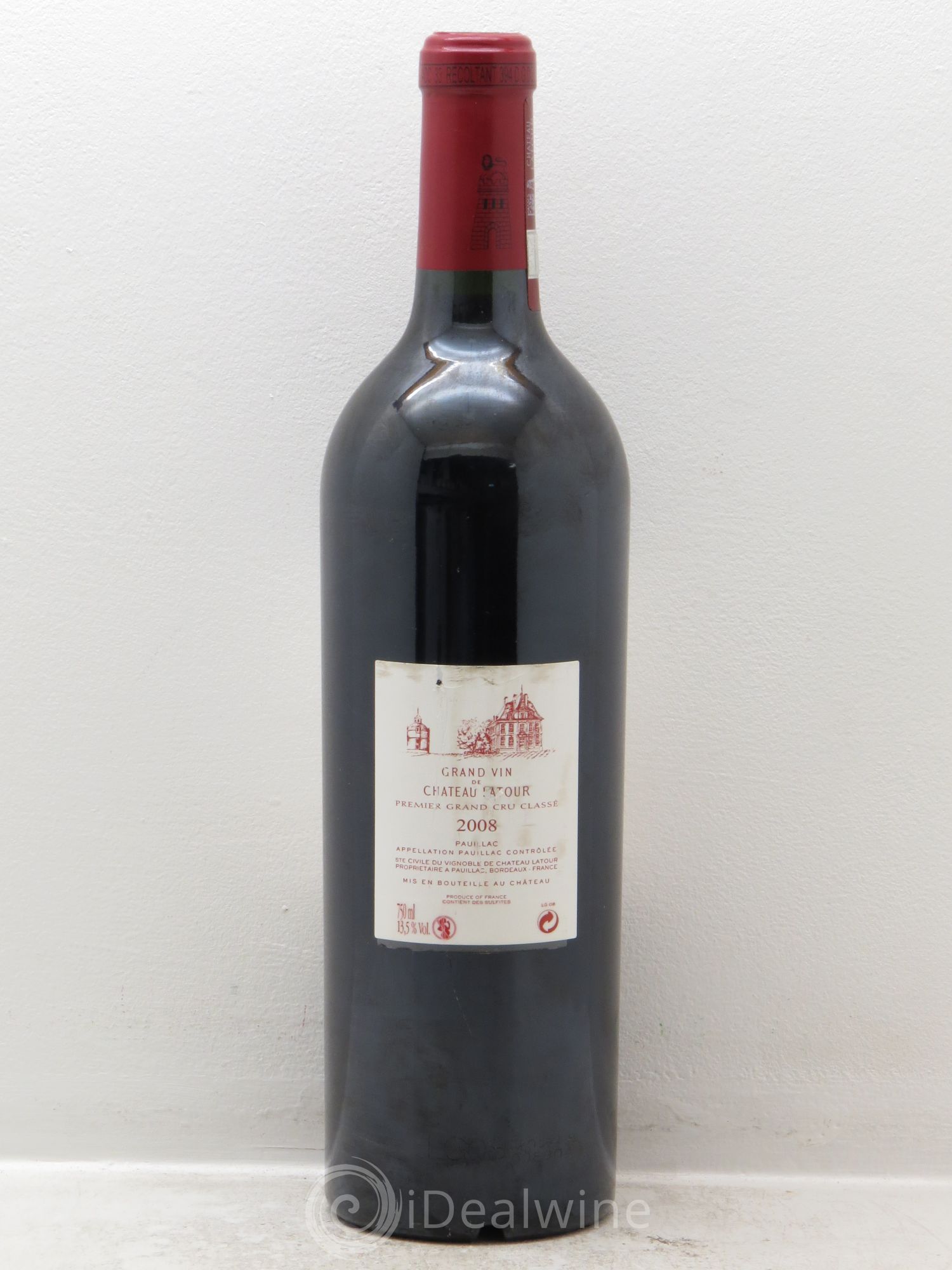 Château Latour 1er Grand Cru Classé 2008 - Lot de 1 bouteille - 1