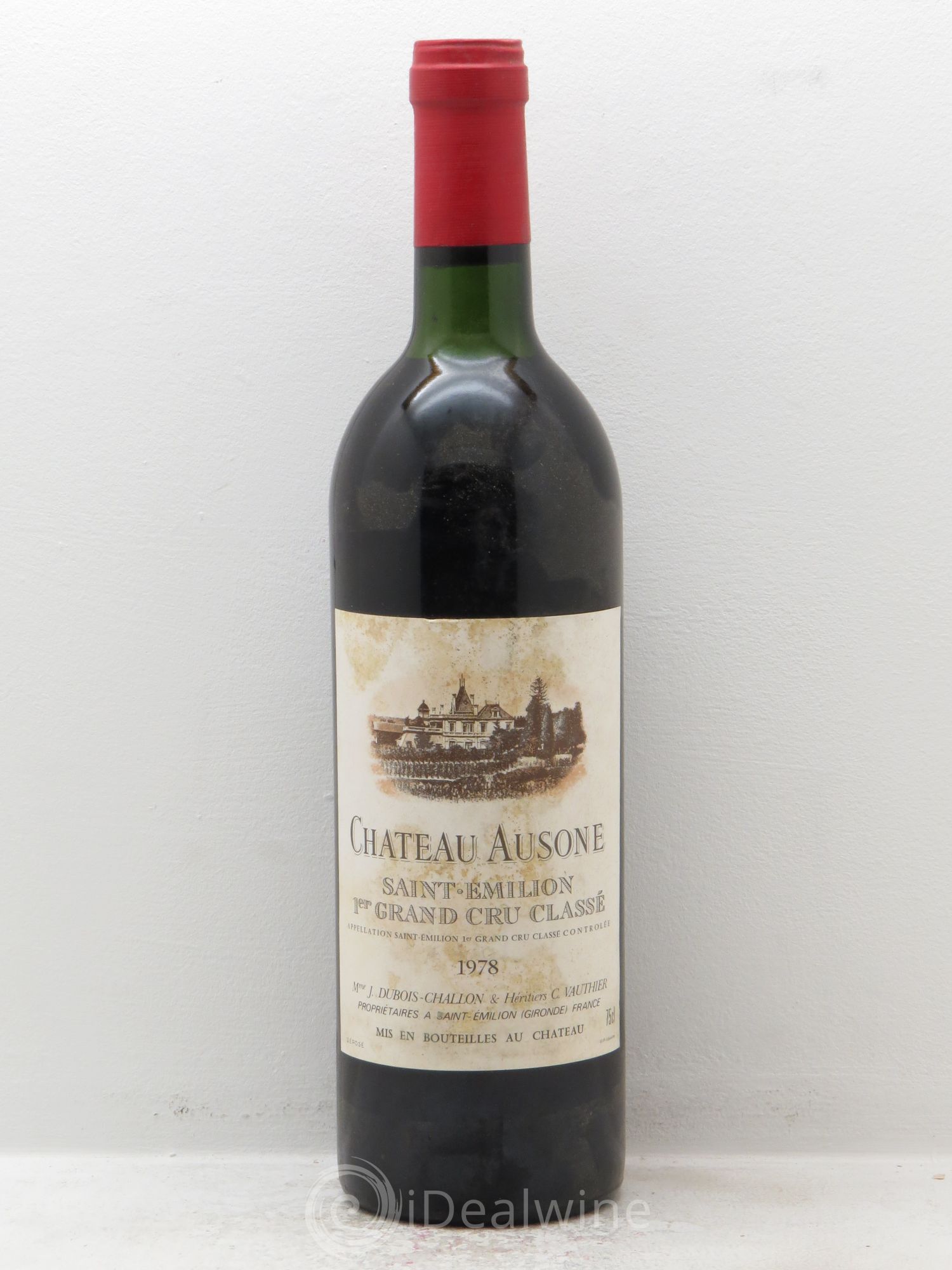 Château Ausone 1er Grand Cru Classé A 1978 - Lot de 1 bouteille - 0