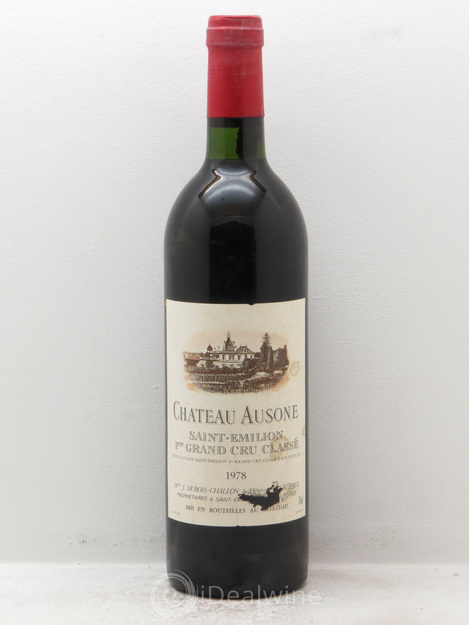 Château Ausone 1er Grand Cru Classé A 1978 - Lot de 1 bouteille - 0