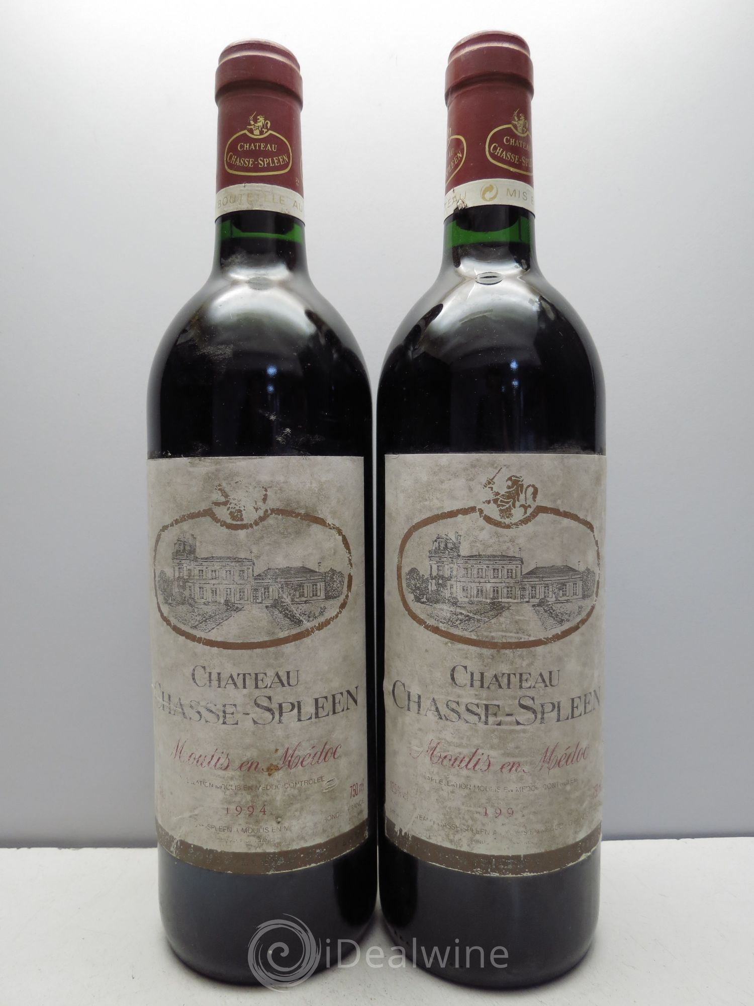 Château Chasse Spleen 1994 - Lot de 2 bouteilles - 0
