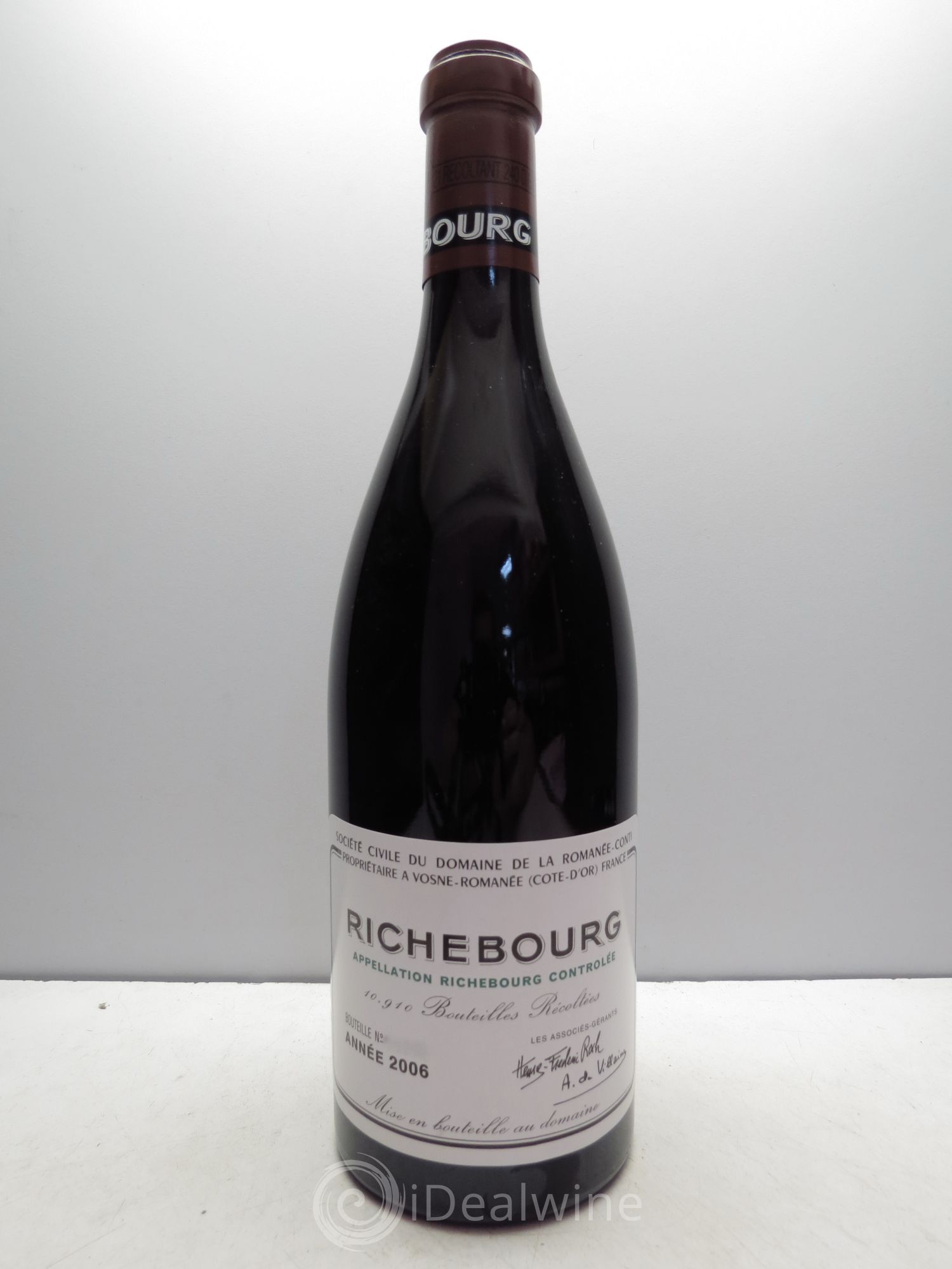 Richebourg Grand Cru Domaine de la Romanée-Conti 2006 - Lot de 1 bouteille - 0