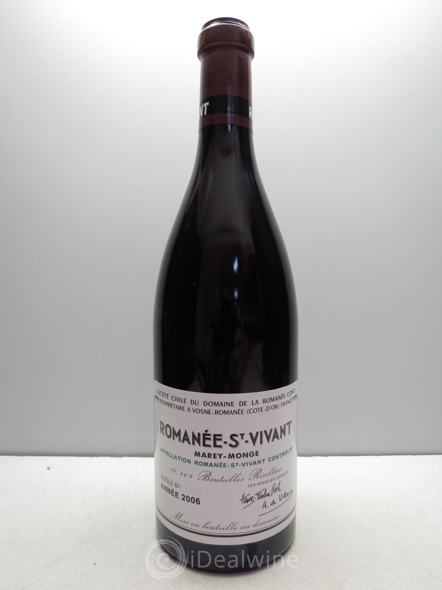 Romanée-Saint-Vivant Grand Cru Domaine de la Romanée-Conti Marey-Monge 2006 - Lot de 1 bouteille - 0