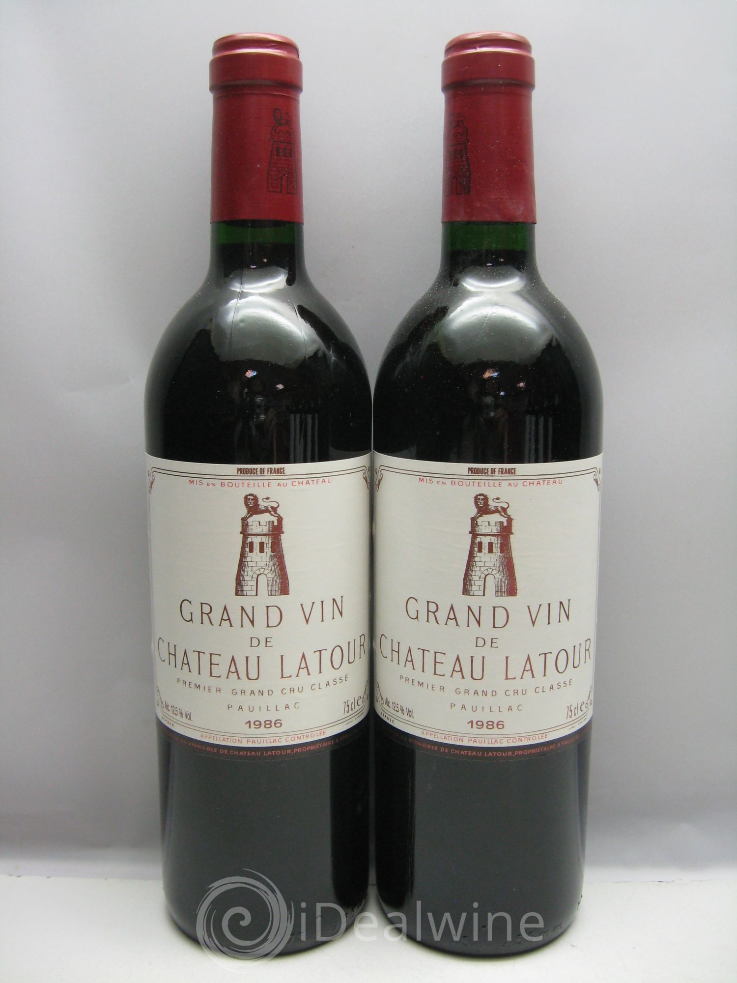 Château Latour 1er Grand Cru Classé 1986 - Lot de 12 bouteilles - 1