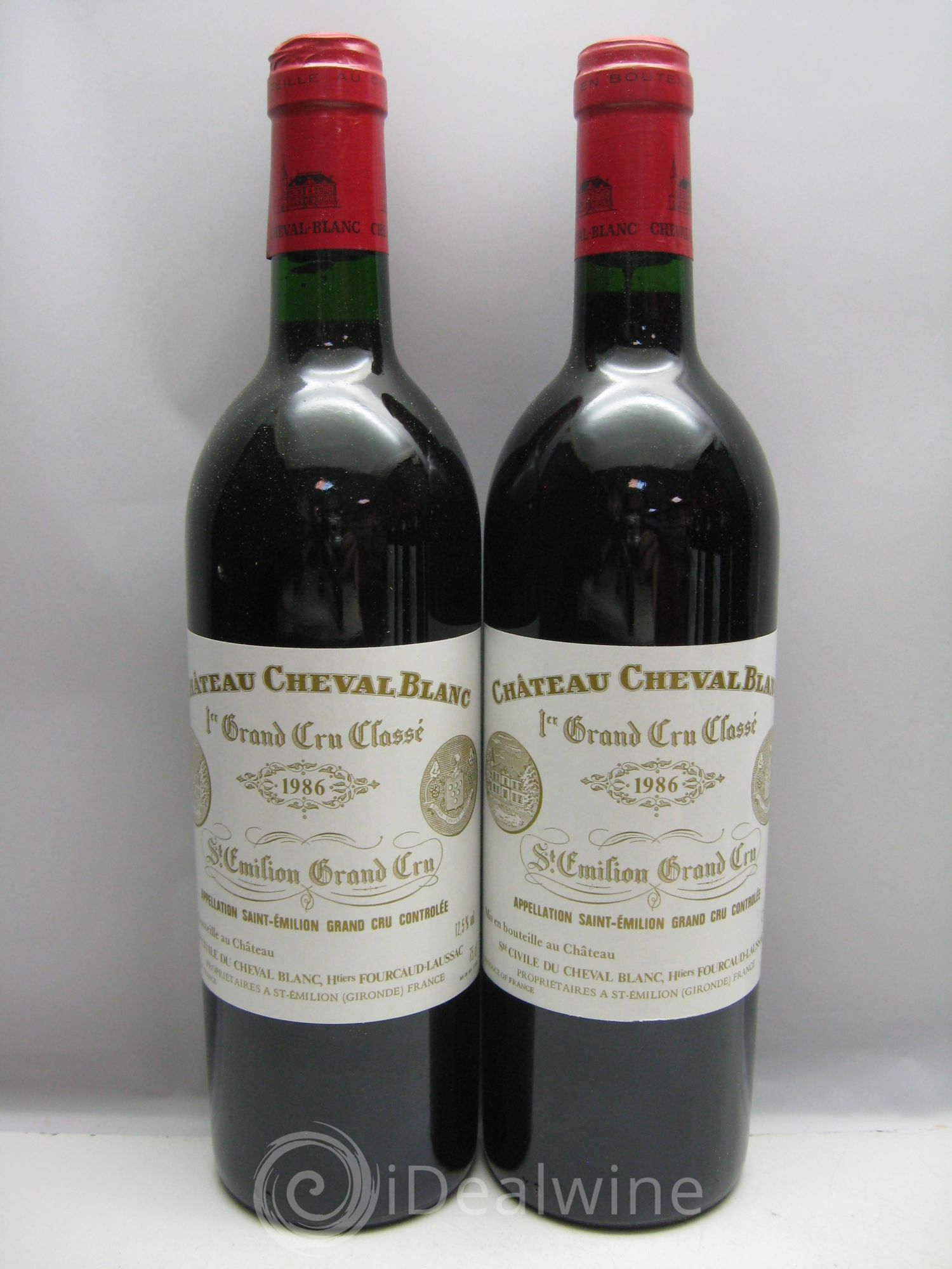 Château Cheval Blanc 1er Grand Cru Classé A 1986 - Lot de 12 bouteilles - 2