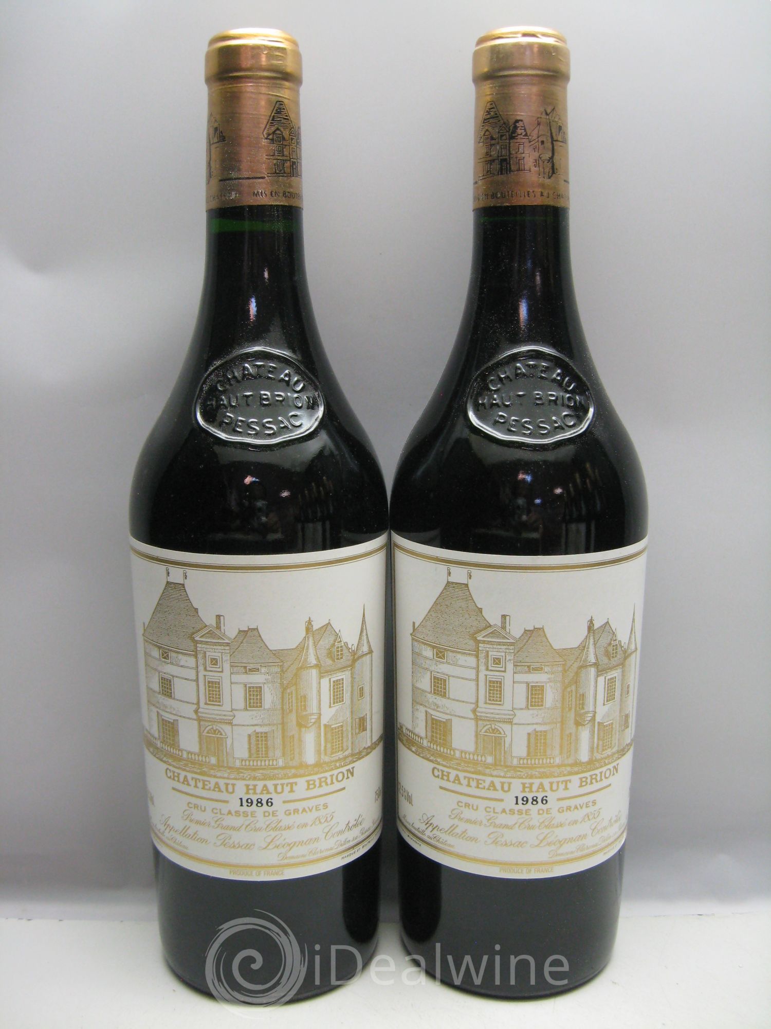 Château Haut Brion 1er Grand Cru Classé 1986 - Lot de 12 bouteilles - 1