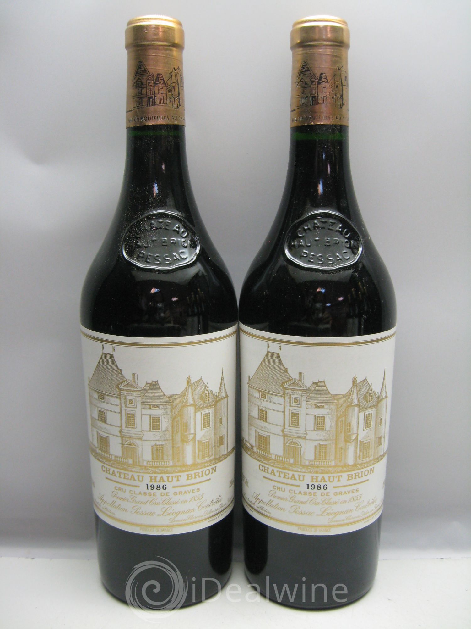 Château Haut Brion 1er Grand Cru Classé 1986 - Lot de 12 bouteilles - 2