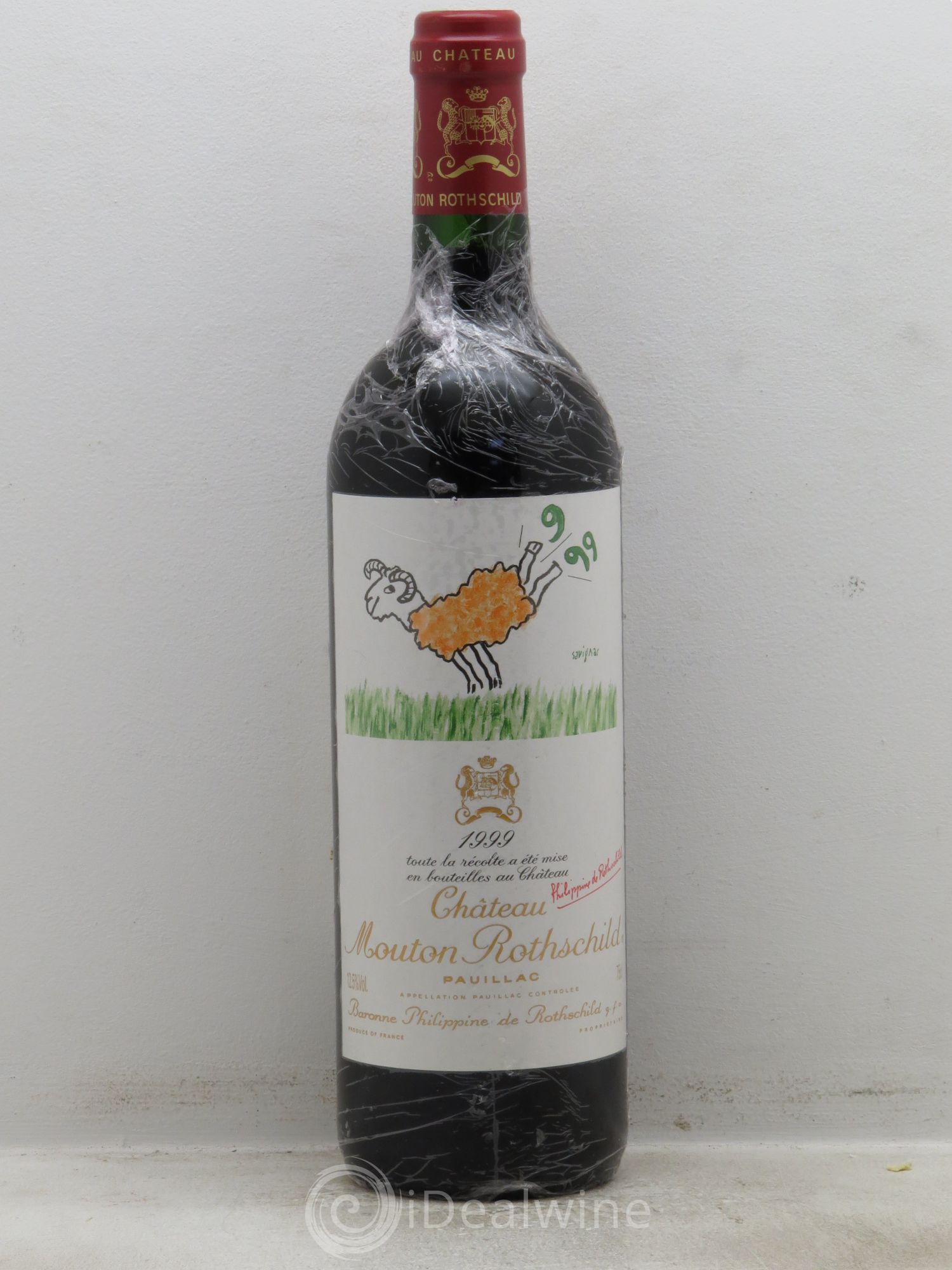 Château Mouton Rothschild 1er Grand Cru Classé 1999 - Lot de 1 bouteille - 0