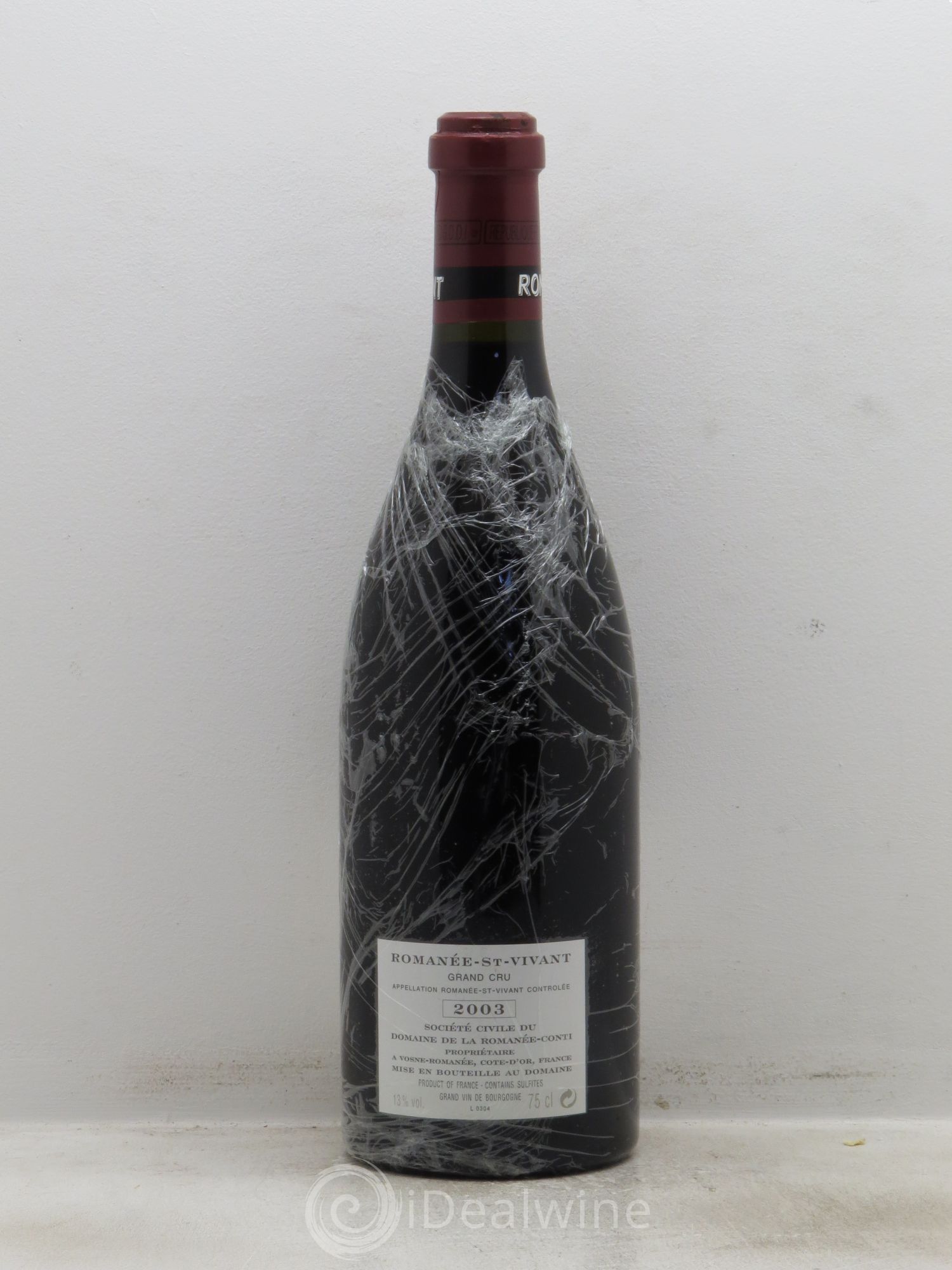 Romanée-Saint-Vivant Grand Cru Domaine de la Romanée-Conti 2003 - Lot de 1 bouteille - 1