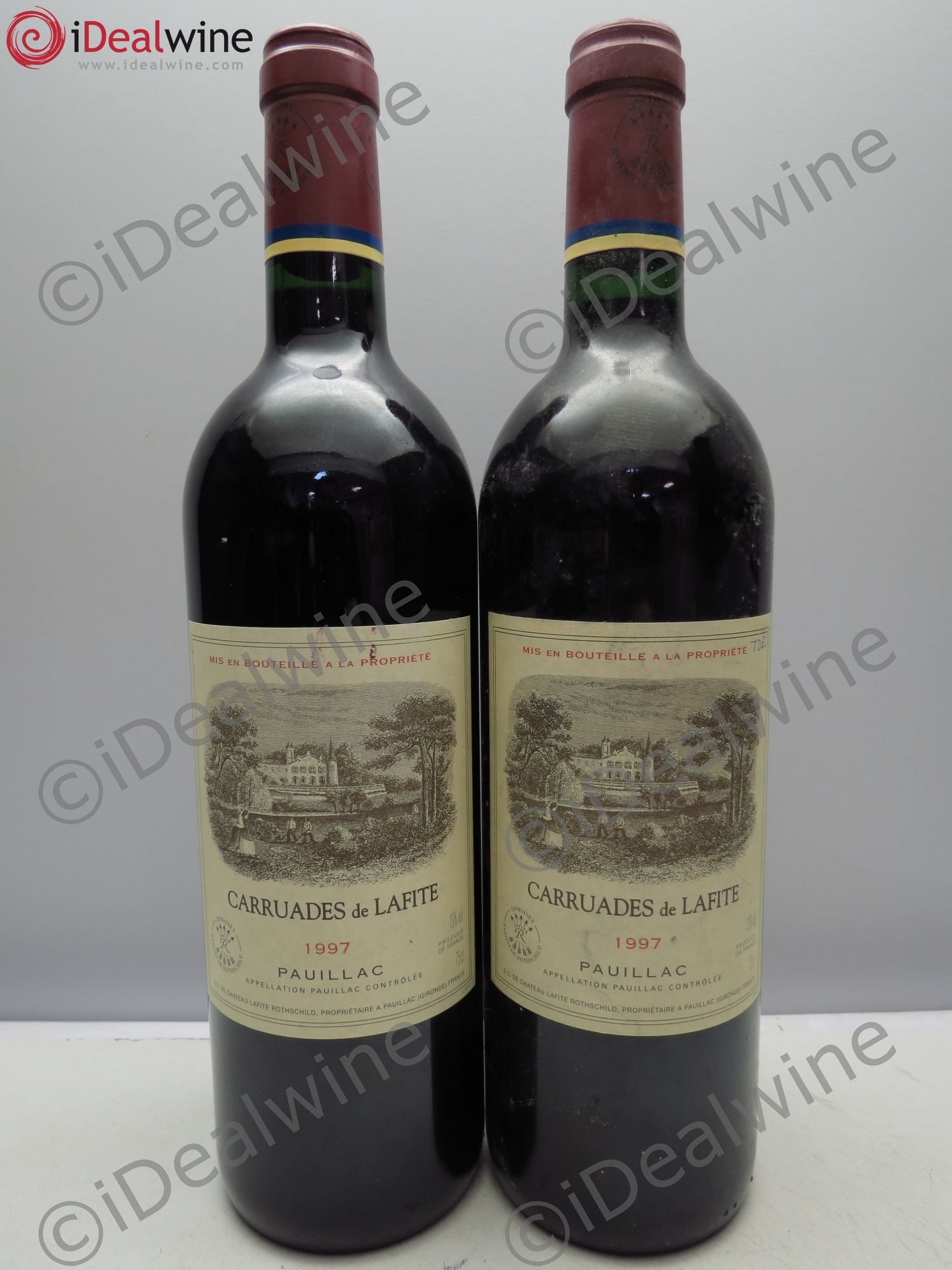 Carruades de Lafite Rothschild Second Vin 1997 - Lot de 2 bouteilles - 0
