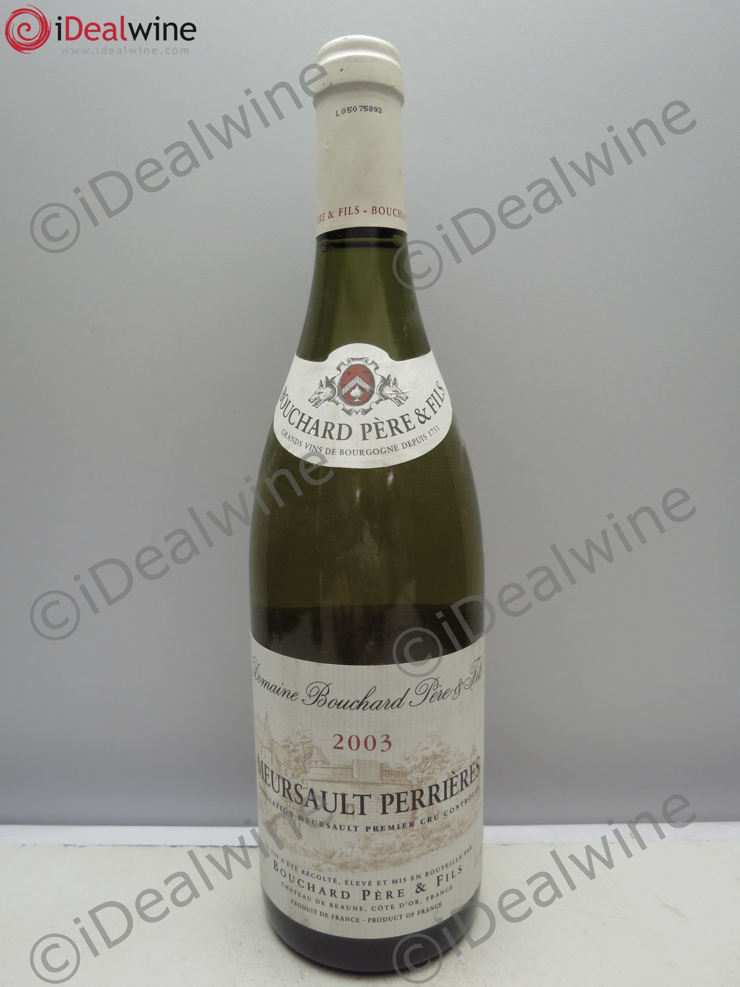Meursault 1er Cru 2003 - Lot de 1 bouteille - 0