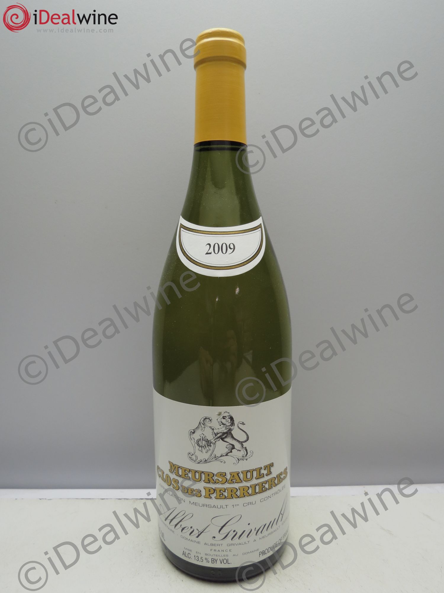 Meursault 1er Cru Perrières Albert Grivault 2009 - Lot de 1 bouteille - 0