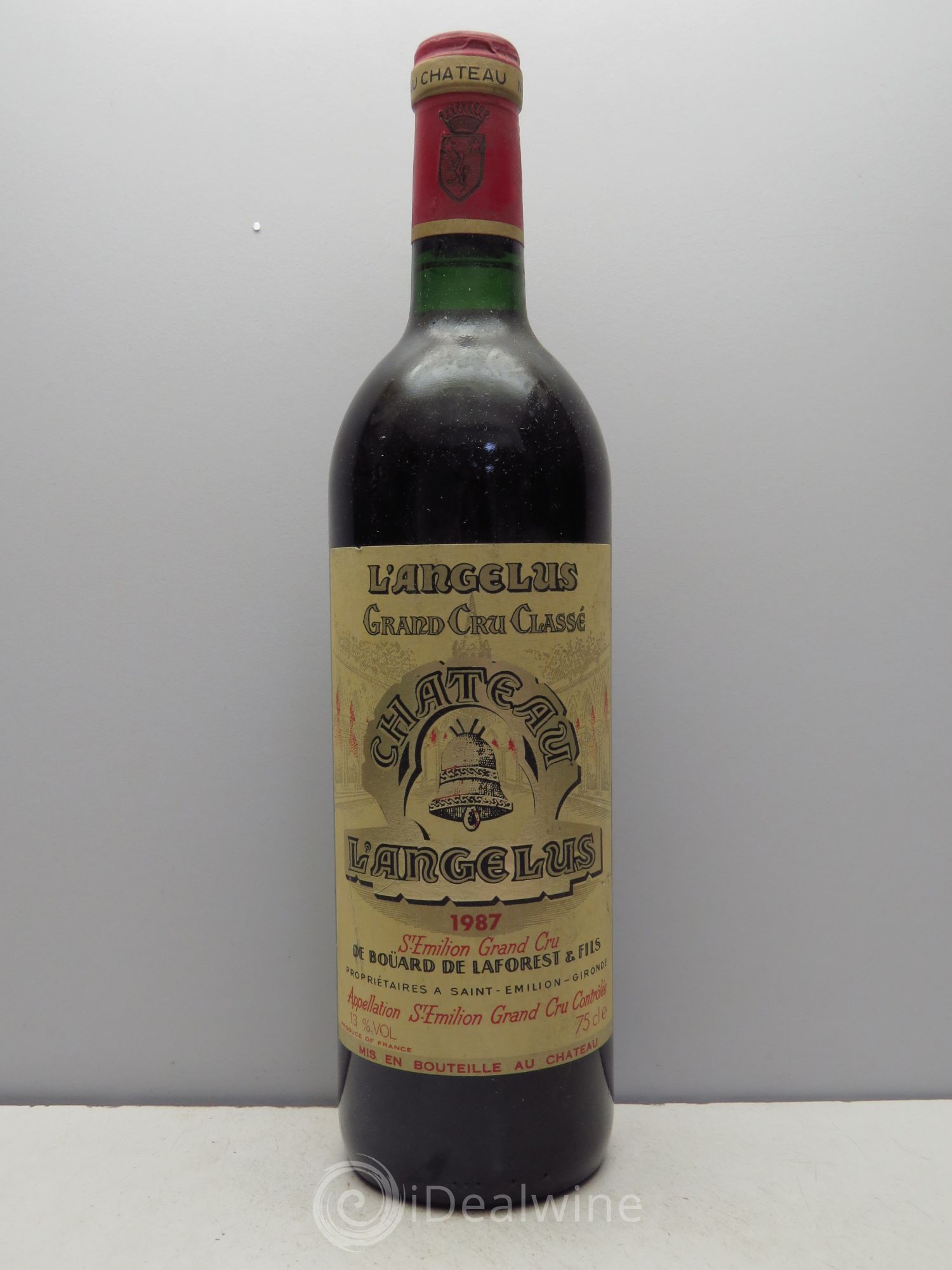 Château Angélus 1er Grand Cru Classé A 1987 - Lot de 1 bouteille - 0