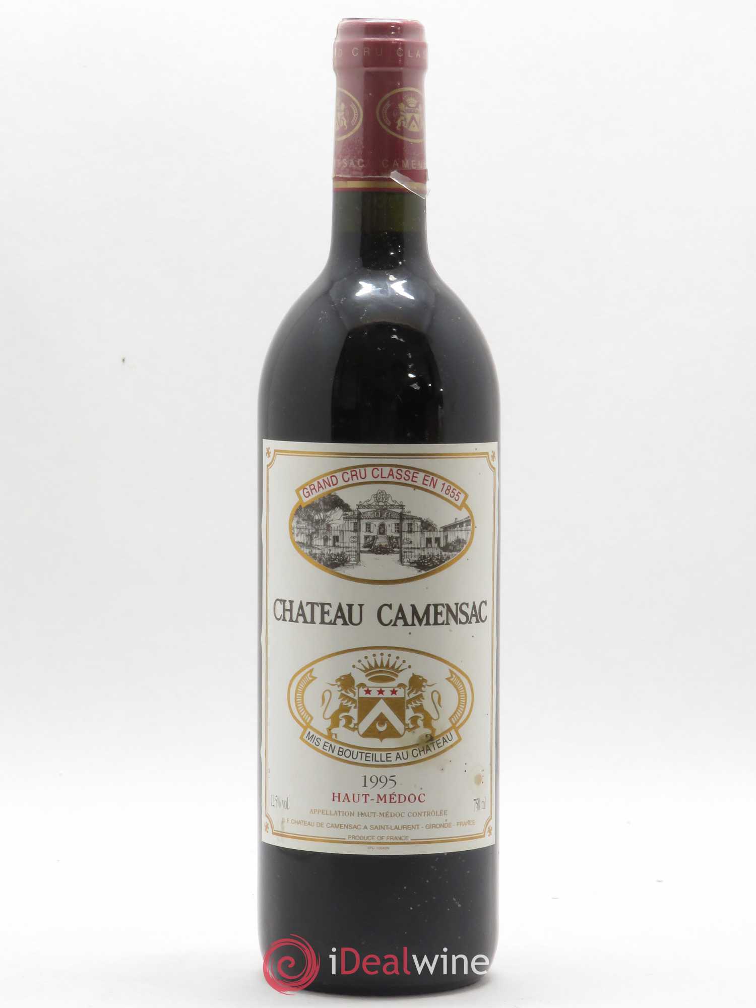 Château Camensac 5ème Grand Cru Classé 1995 - Lot de 1 bouteille - 0