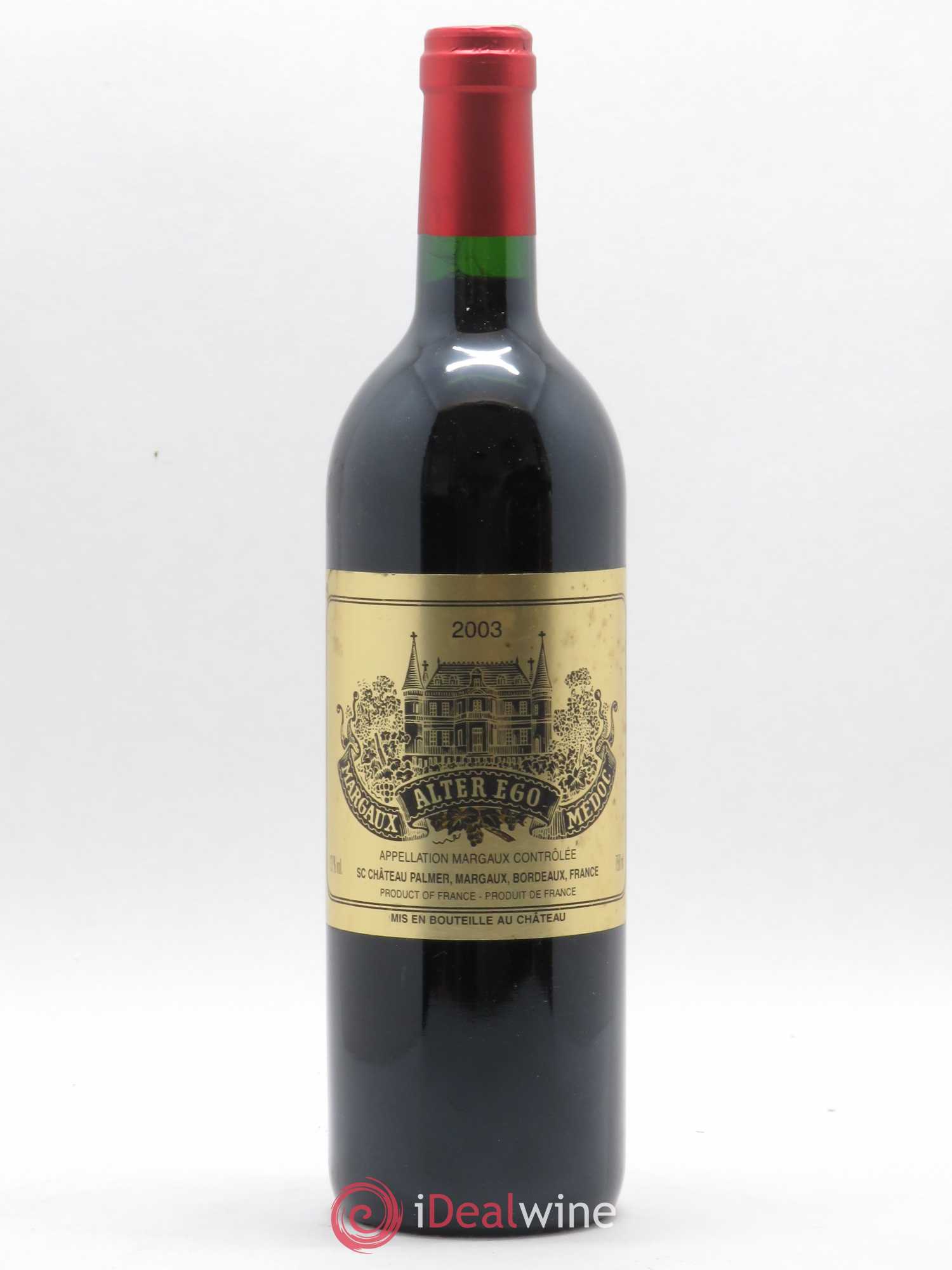 Alter Ego de Palmer Second Vin 2003 - Lot de 1 bouteille - 0