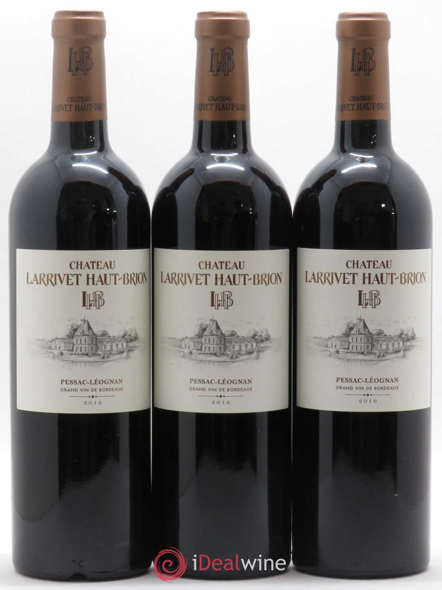 Château Larrivet Haut-Brion 2016 - Lot de 6 bouteilles - 1