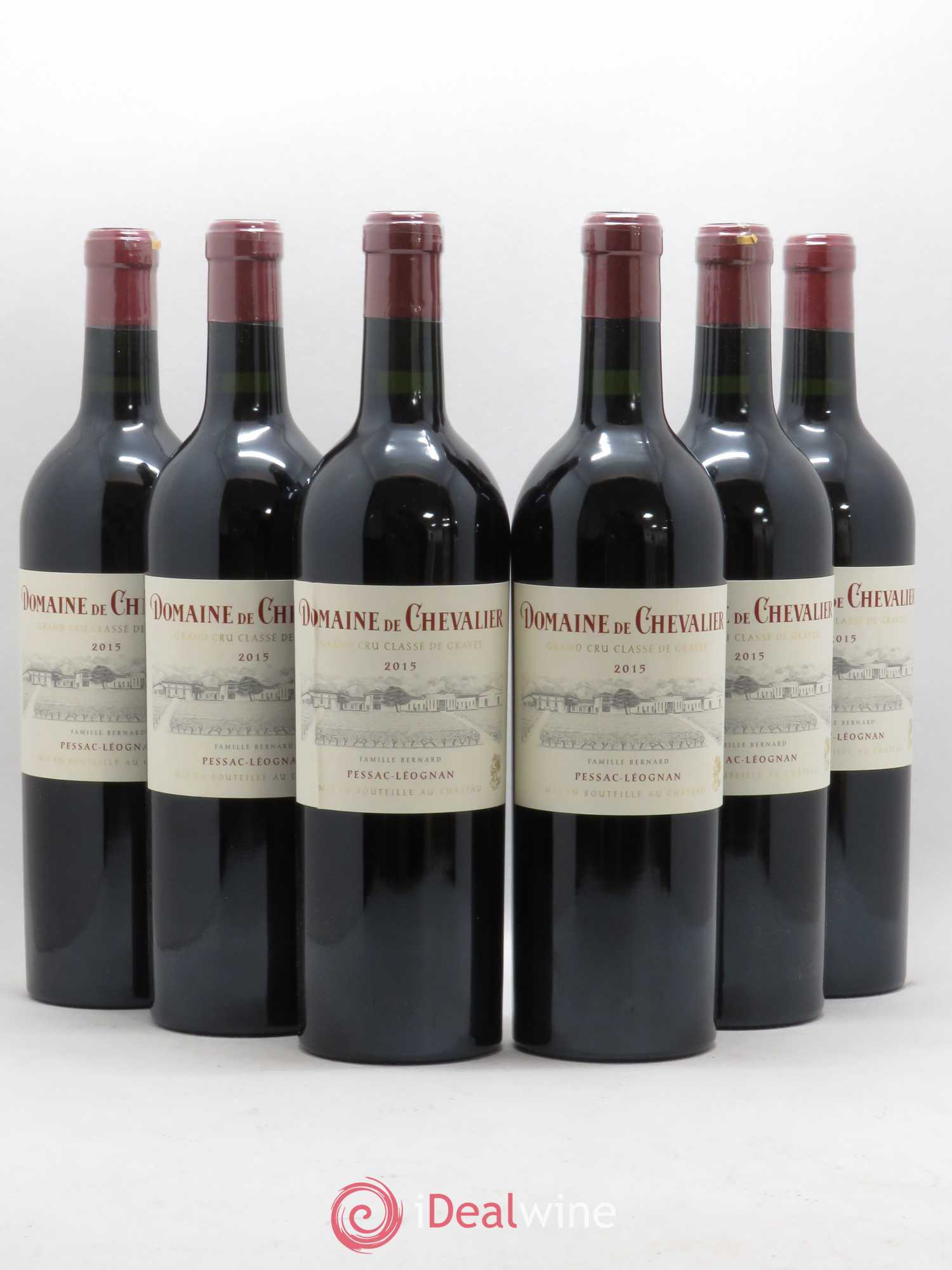 Domaine de Chevalier Cru Classé de Graves 2015 - Lot de 6 bouteilles - 0