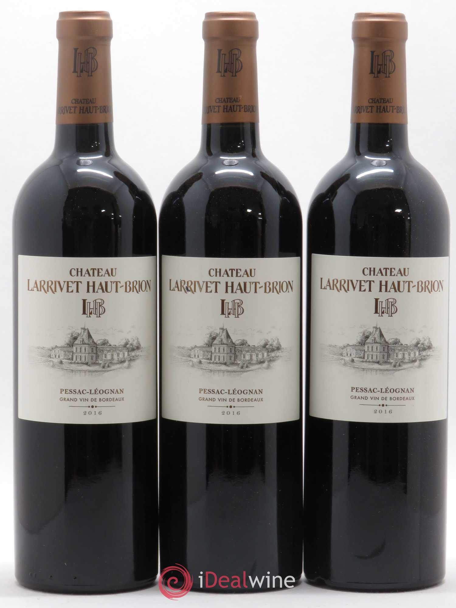 Château Larrivet Haut-Brion 2016 - Lot de 6 bouteilles - 1