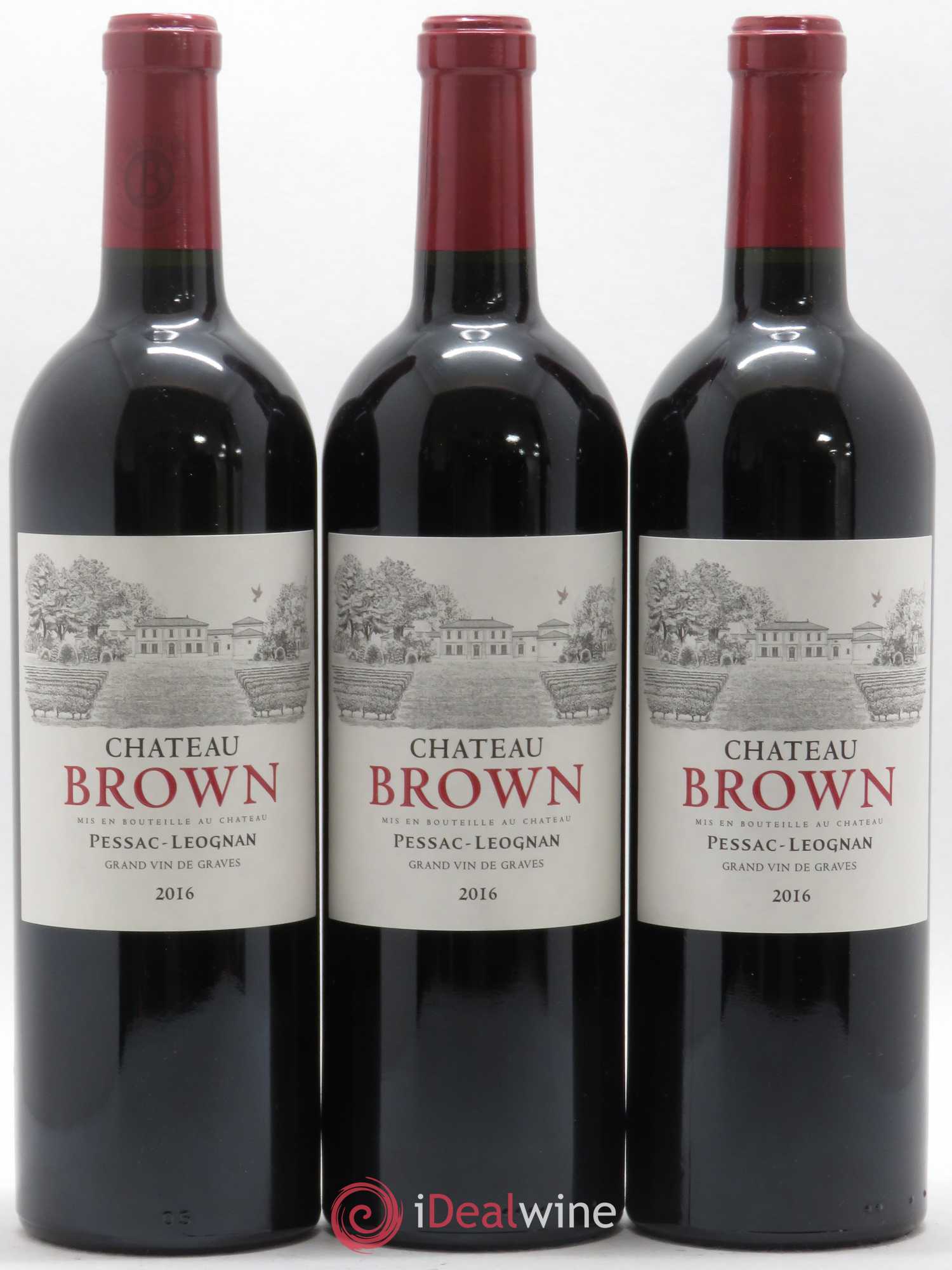 Château Brown 2016 - Lot de 6 bouteilles - 1