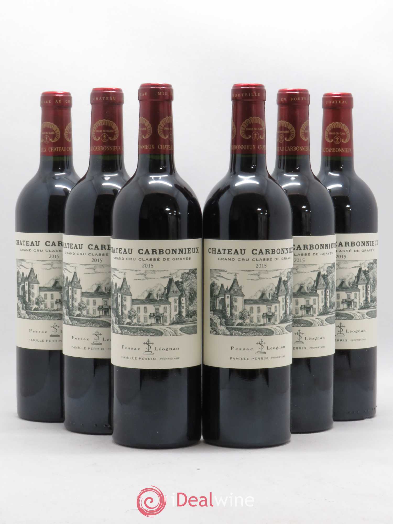Château Carbonnieux Cru Classé de Graves 2015 - Lot de 6 bouteilles - 0