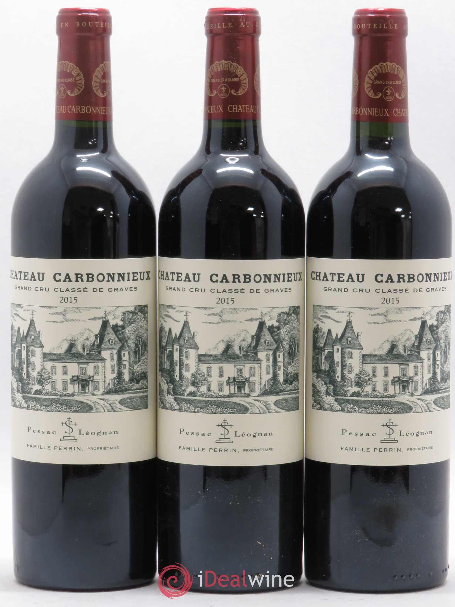 Château Carbonnieux Cru Classé de Graves 2015 - Lot de 6 bouteilles - 1