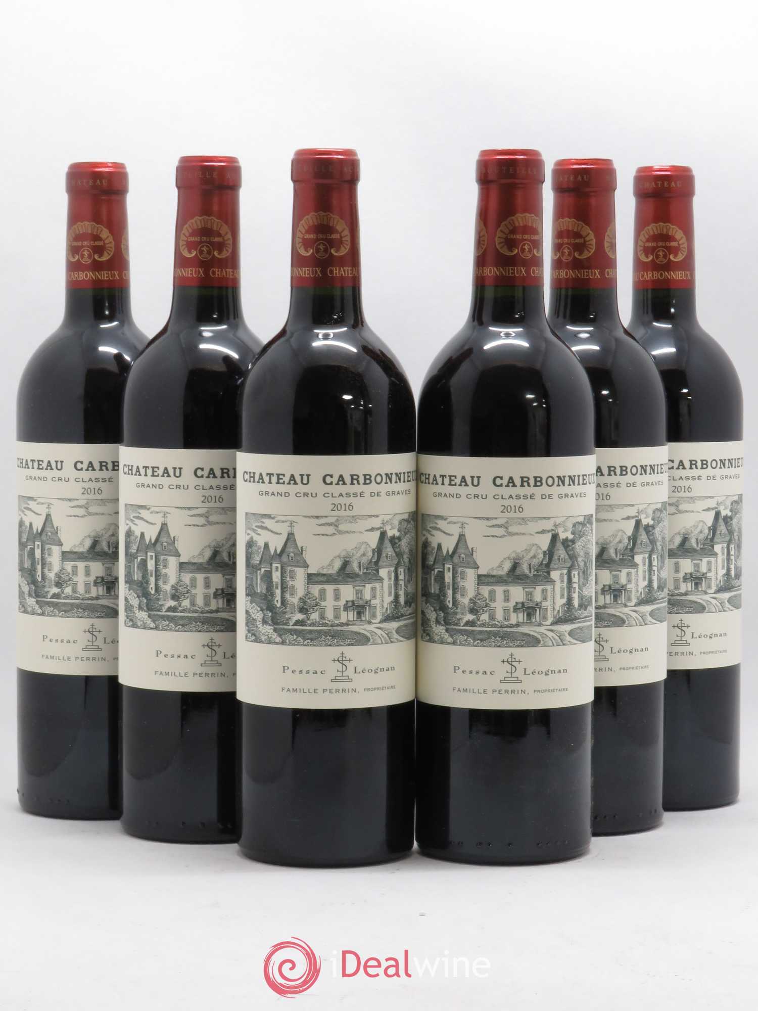Château Carbonnieux Cru Classé de Graves 2016 - Lot de 6 bouteilles - 0