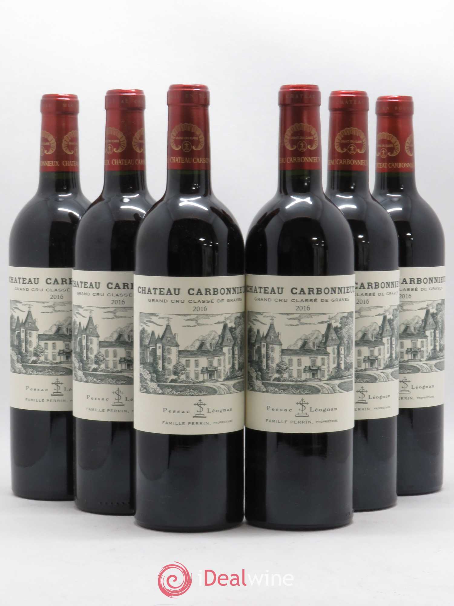 Château Carbonnieux Cru Classé de Graves 2016 - Lot de 6 bouteilles - 0