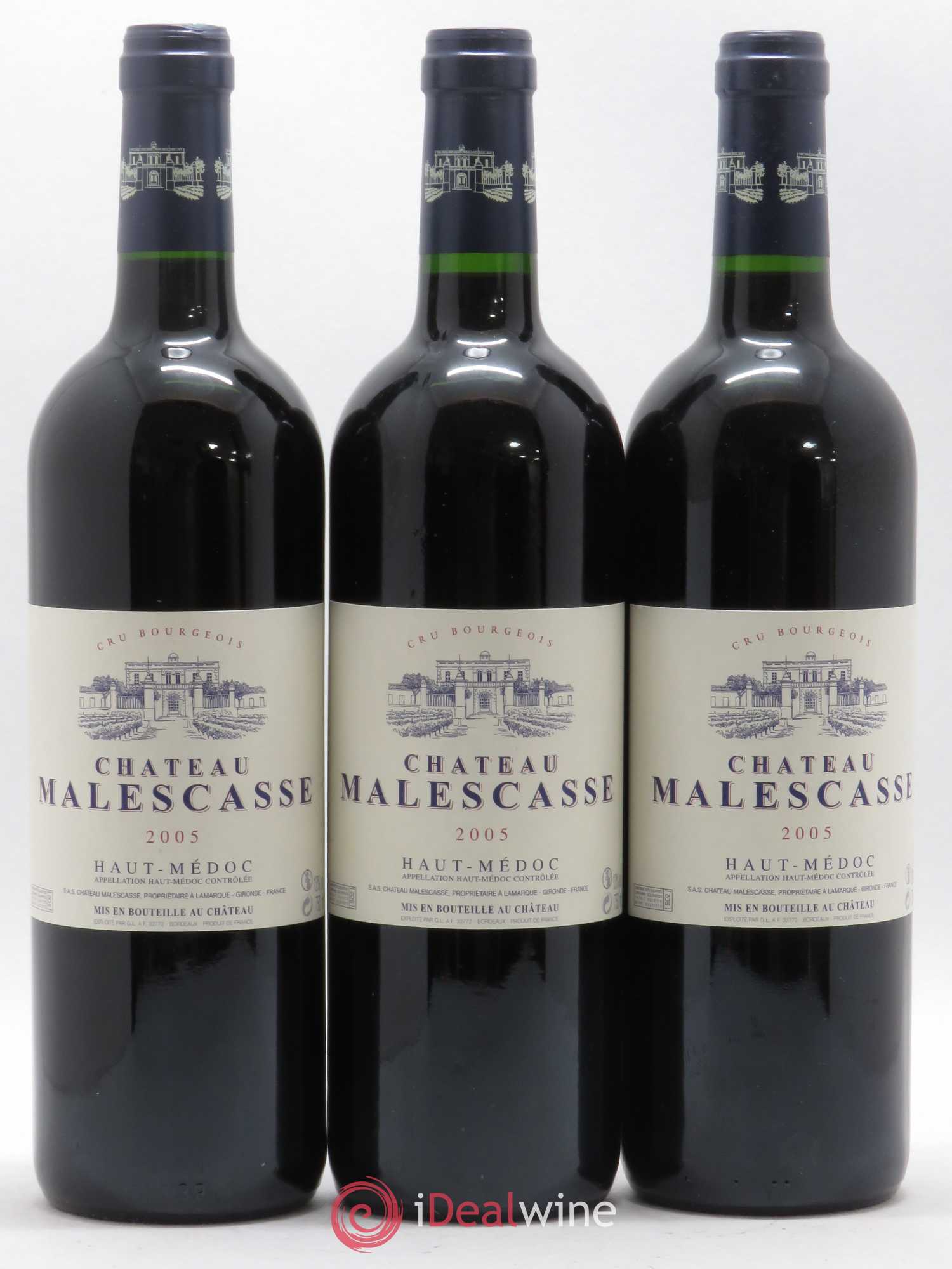 Château Malescasse Cru Bourgeois Exceptionnel 2005 - Lot de 12 bouteilles - 2