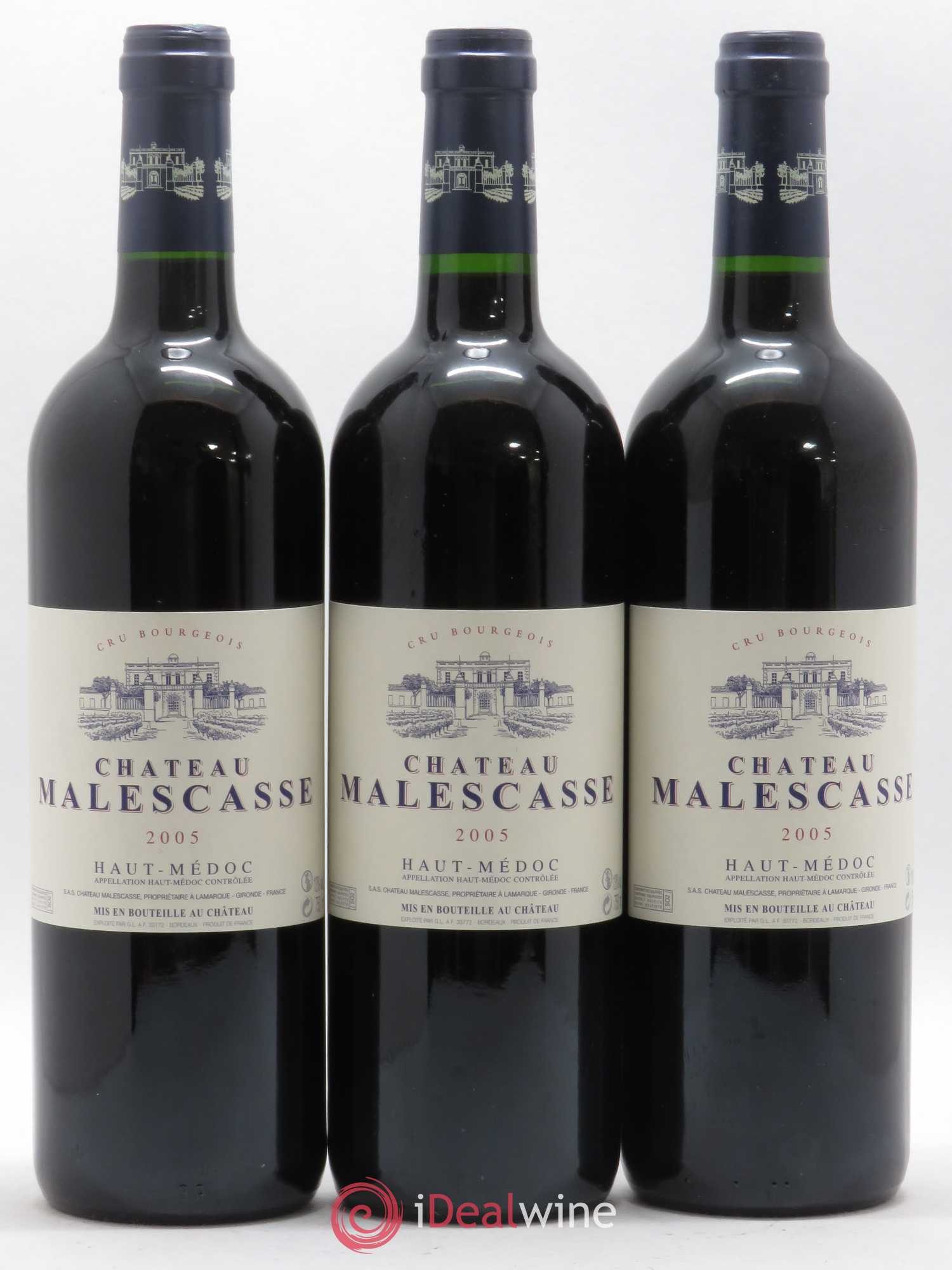 Château Malescasse Cru Bourgeois Exceptionnel 2005 - Lot de 12 bouteilles - 3
