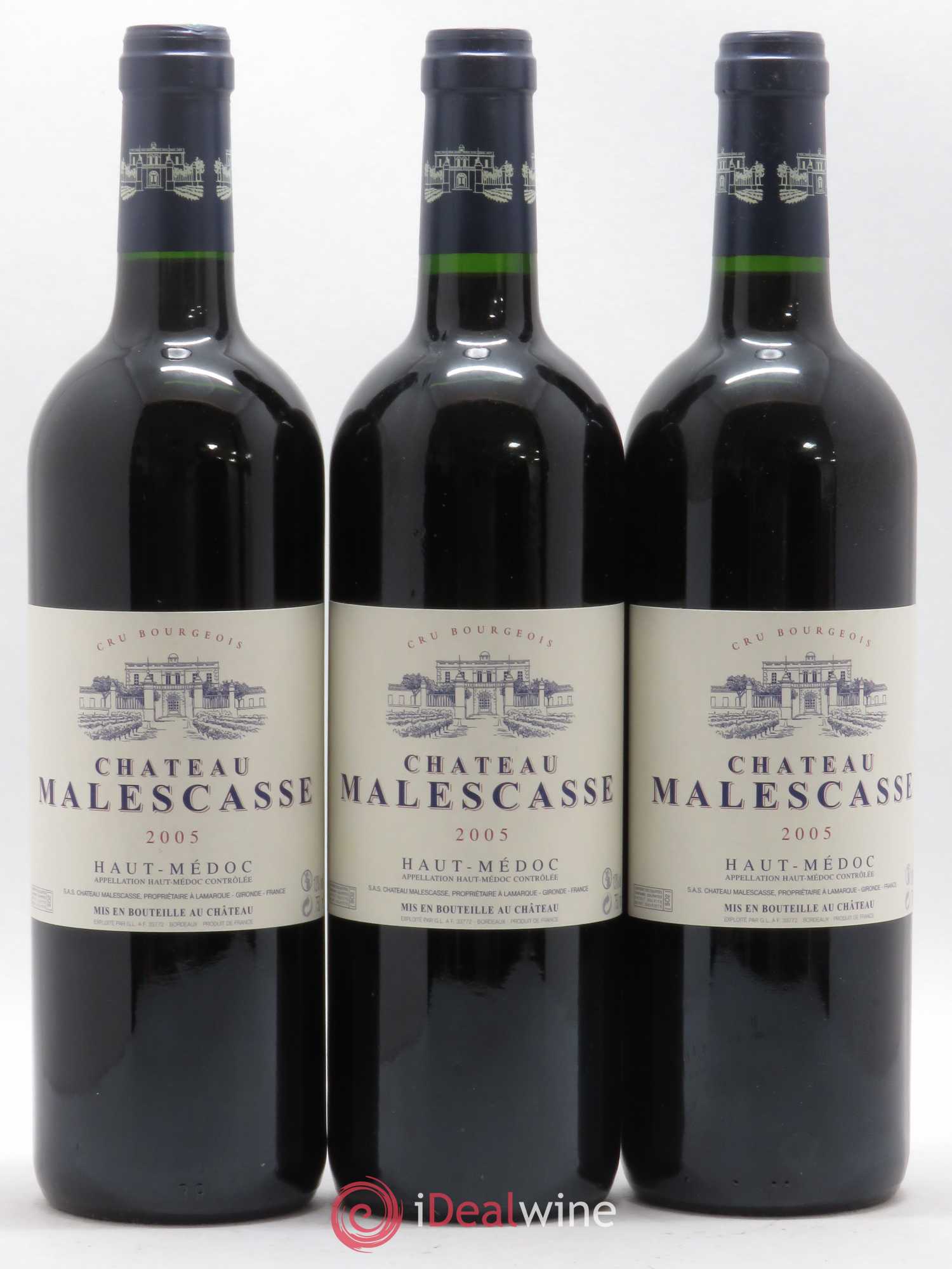 Château Malescasse Cru Bourgeois Exceptionnel 2005 - Lot de 12 bouteilles - 4