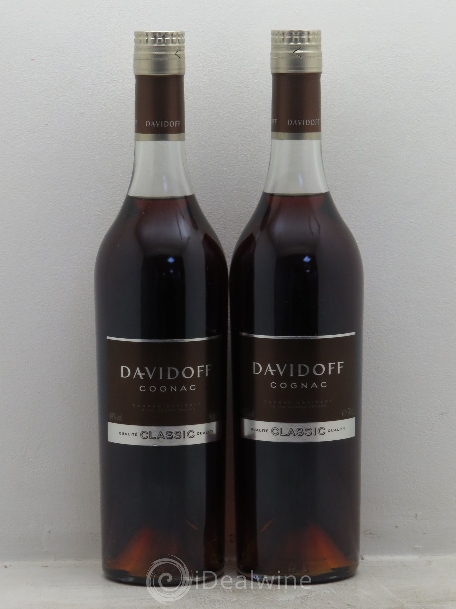 Cognac Davidoff Classic (40°) - Posten von 2 Flaschen - 0