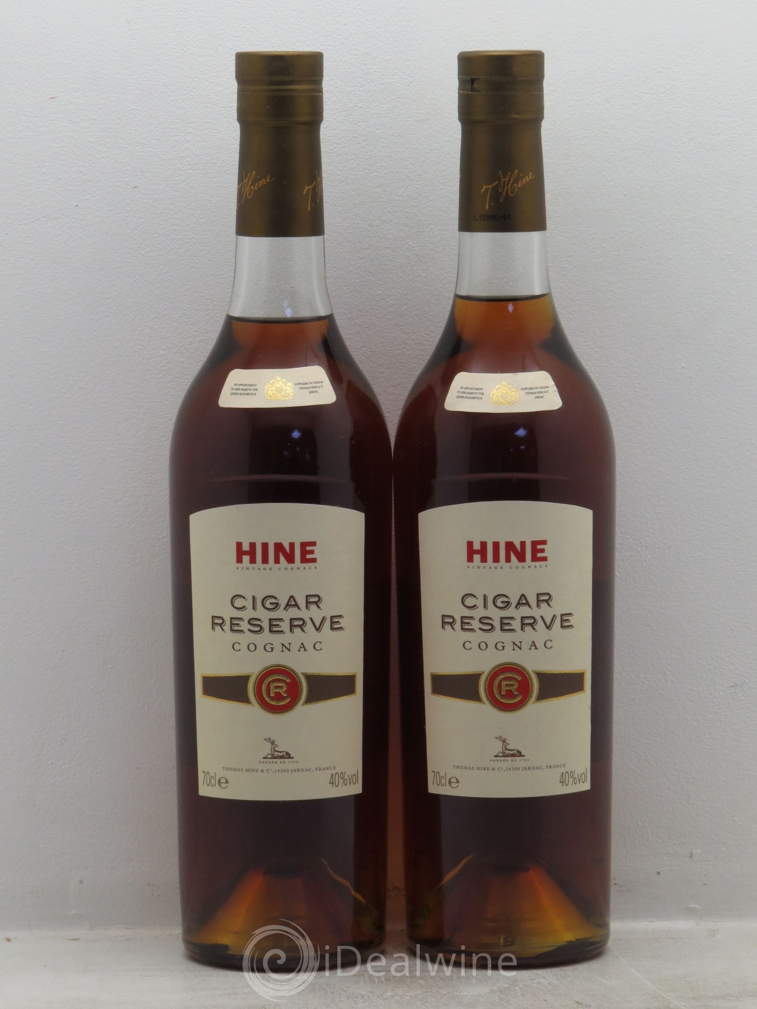 Cognac Hine Cigar Reserve (40°) - Posten von 2 Flaschen - 0