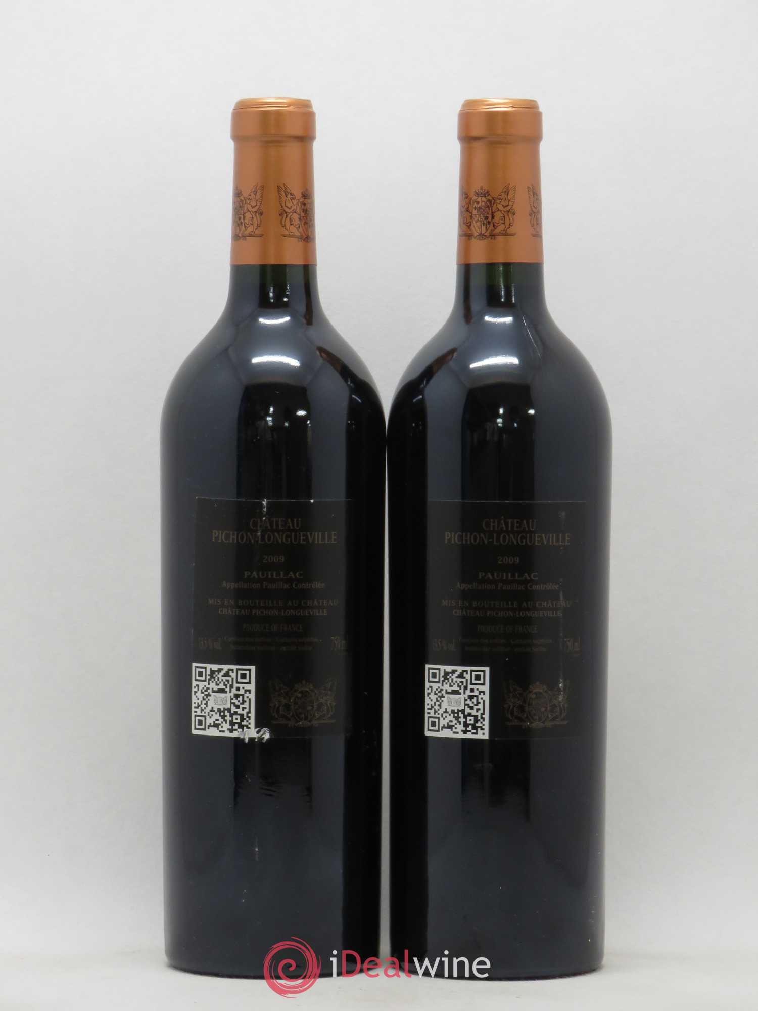 Pichon Longueville Baron 2ème Grand Cru Classé 2009 - Lot de 2 bouteilles - 1