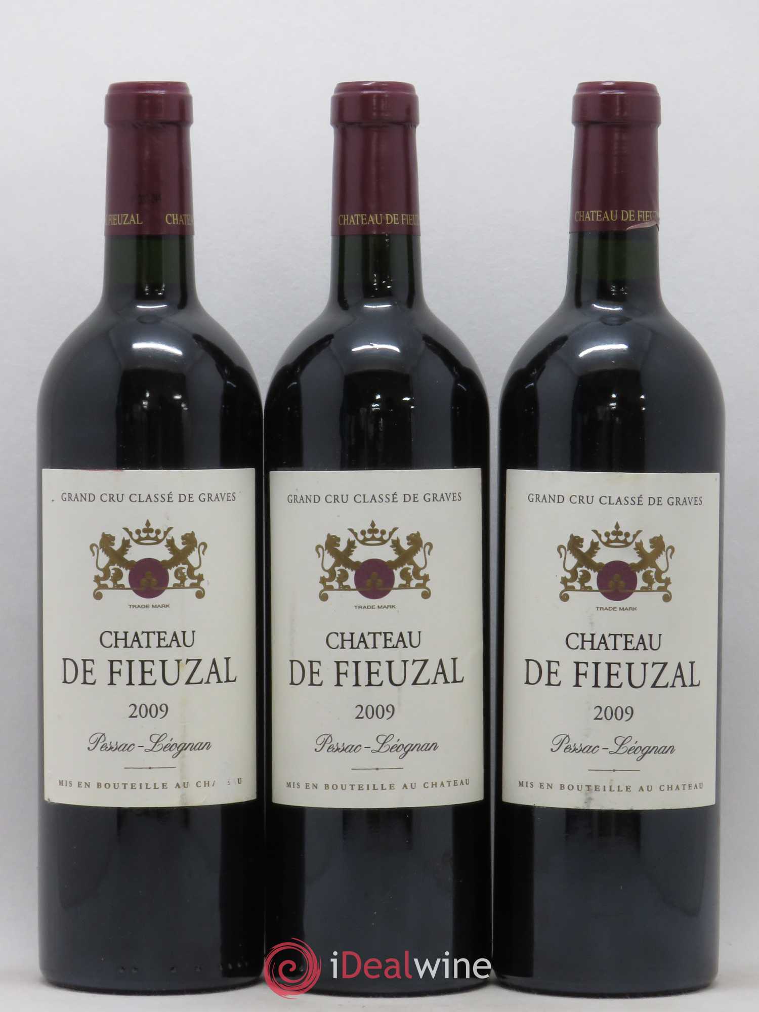 Château de Fieuzal Cru Classé de Graves 2009 - Lot de 3 bouteilles - 0