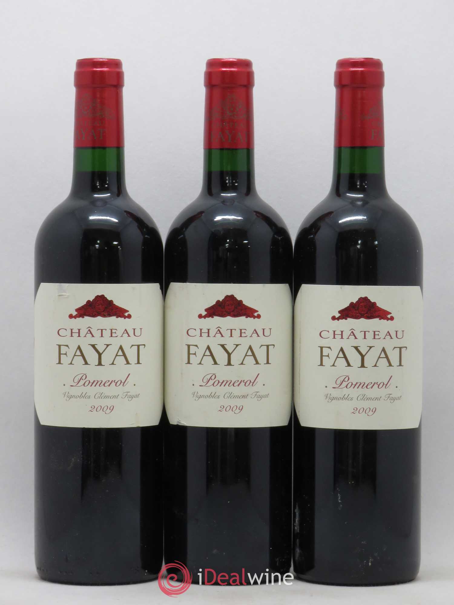 Pomerol Château Fayat 2009 - Lot de 3 bouteilles - 0