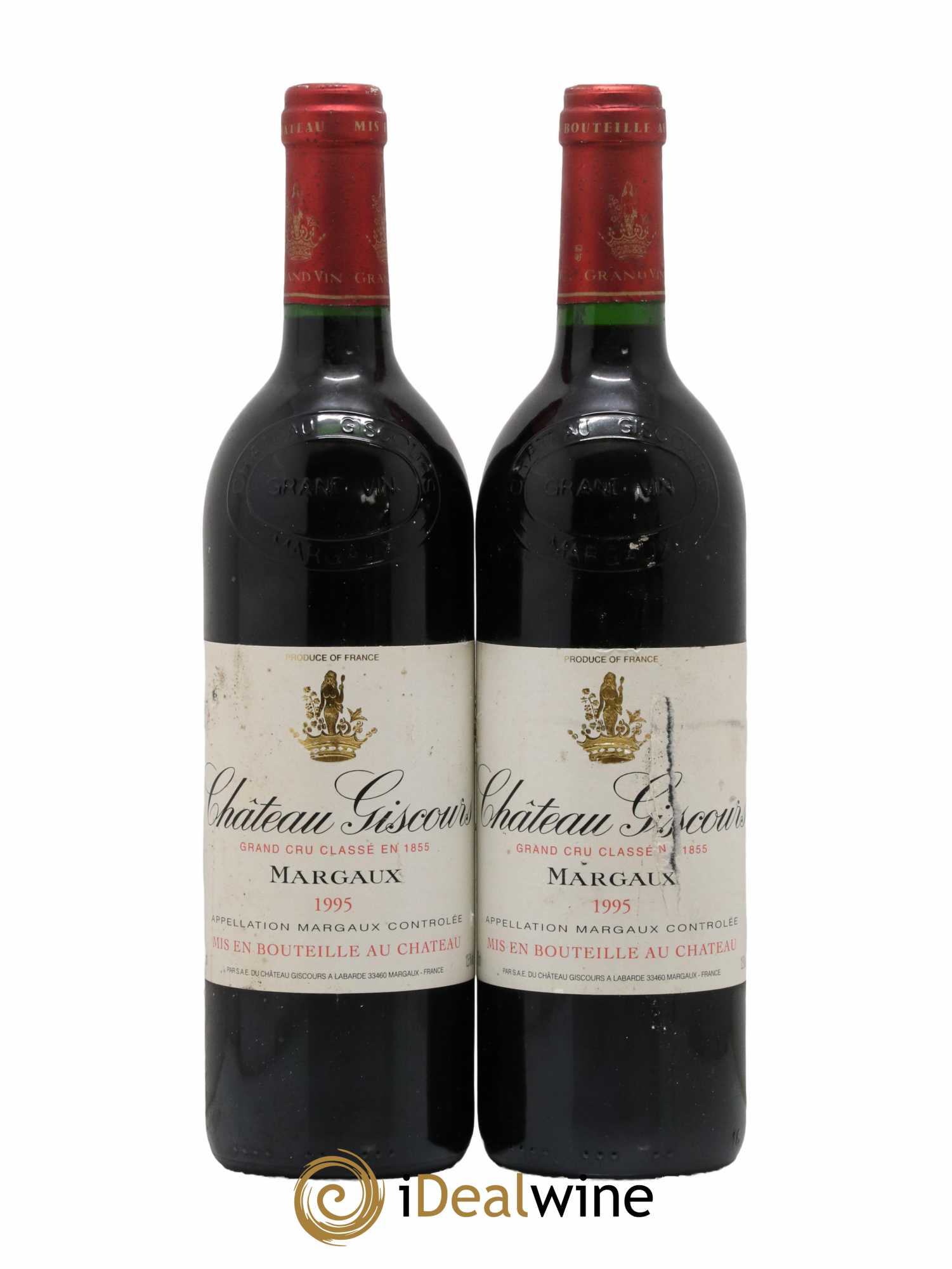 Château Giscours 3ème Grand Cru Classé 1995 - Lot de 2 bouteilles - 0