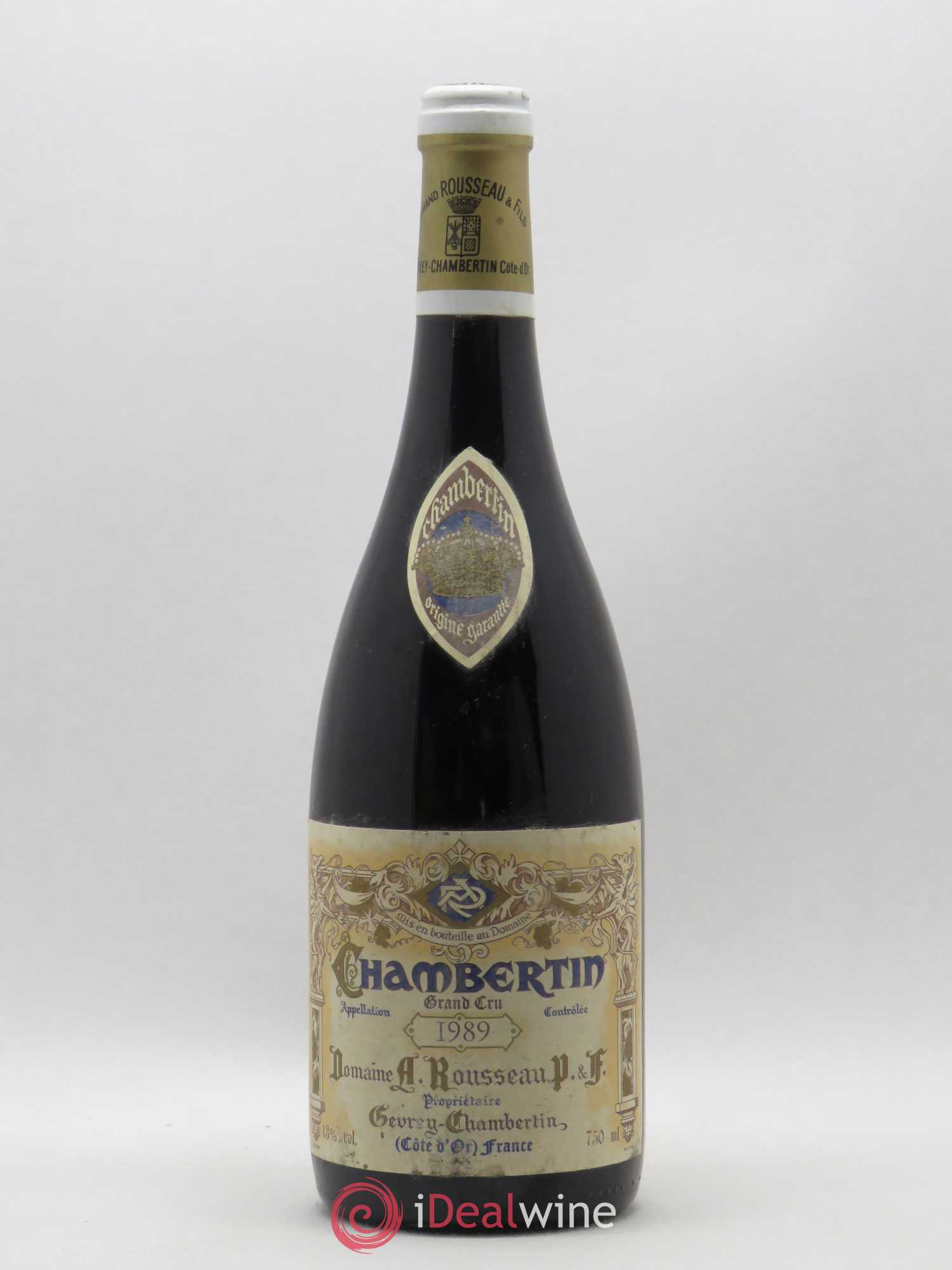 Chambertin Grand Cru Armand Rousseau (Domaine) 1989 - Lot de 1 bouteille - 0