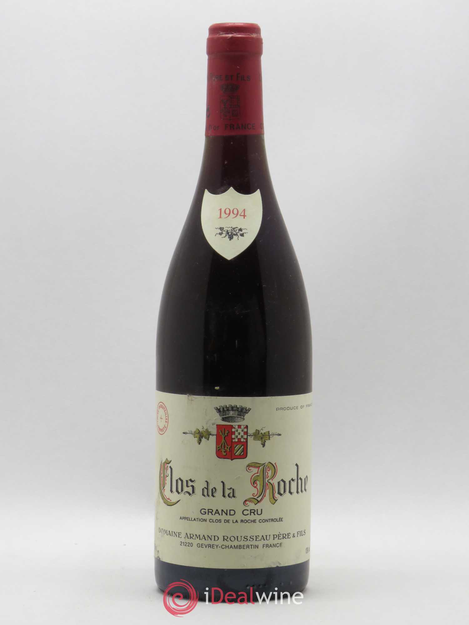 Clos de la Roche Grand Cru Armand Rousseau (Domaine) 1994 - Lot de 1 bouteille - 0
