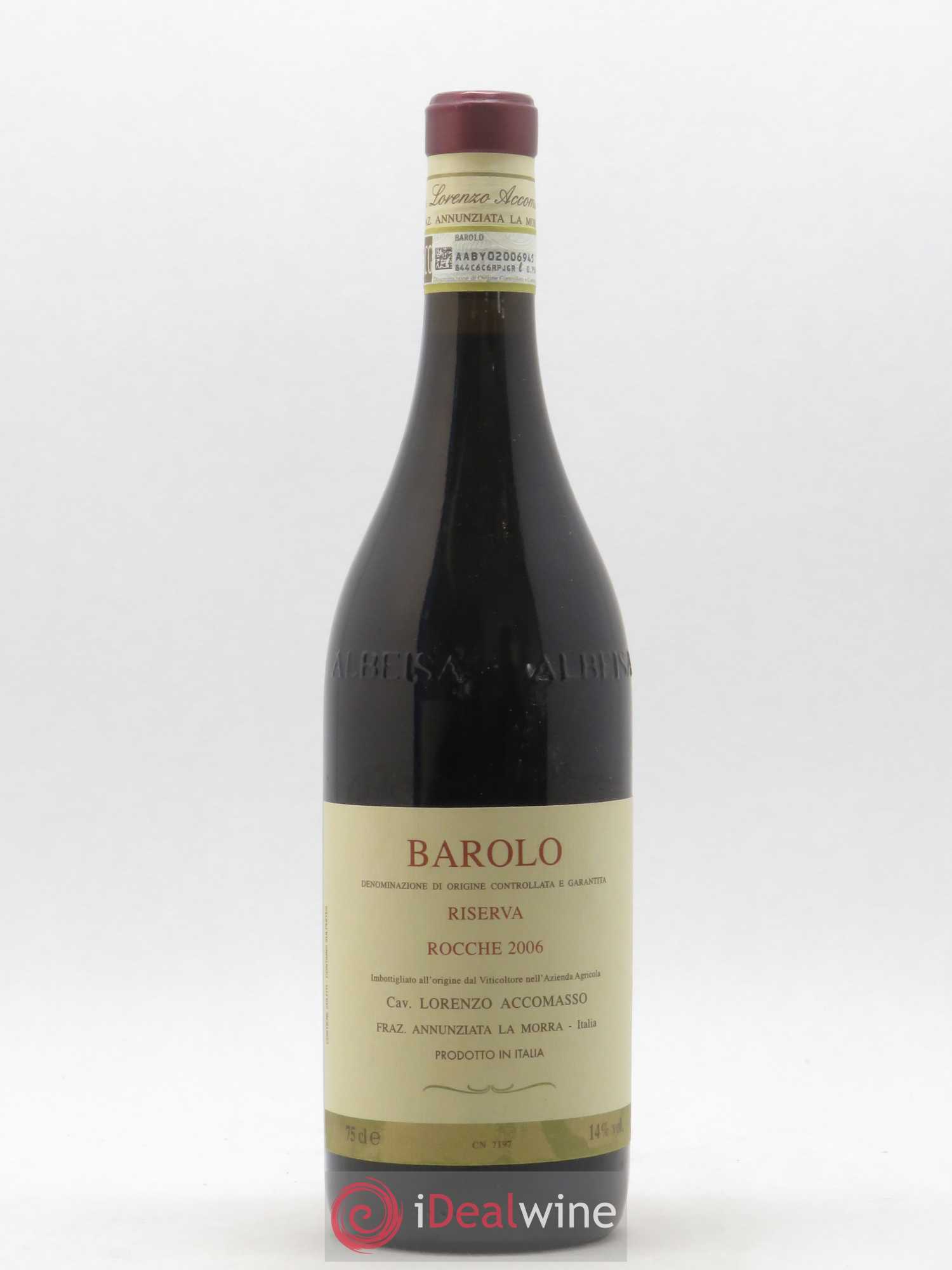 Barolo Riserva Rocche Lorenzo Accomasso 2006 - Lot of 1 bottle - 0