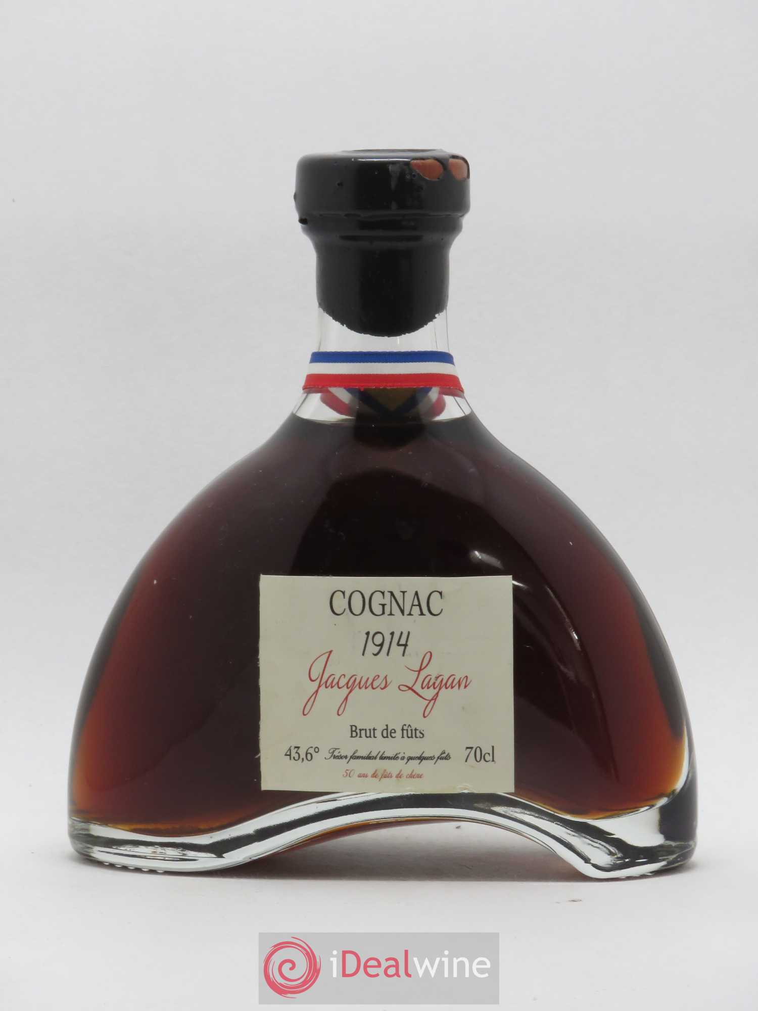 Cognac Jacques Lagan Brut de Fûts 1914 - Posten von 1 Flasche - 0