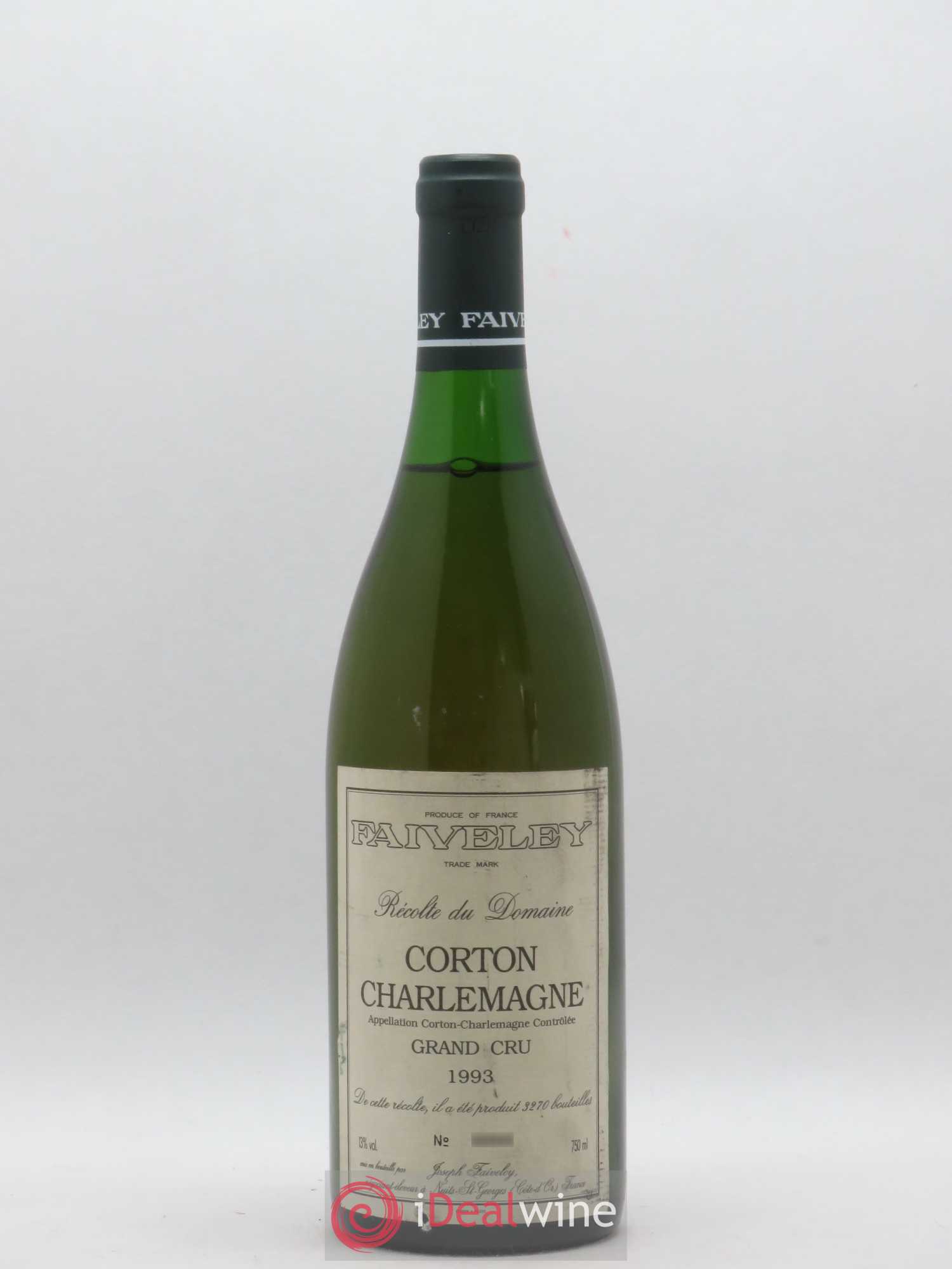 Corton-Charlemagne Grand Cru Faiveley 1993 - Lot de 1 bouteille - 0